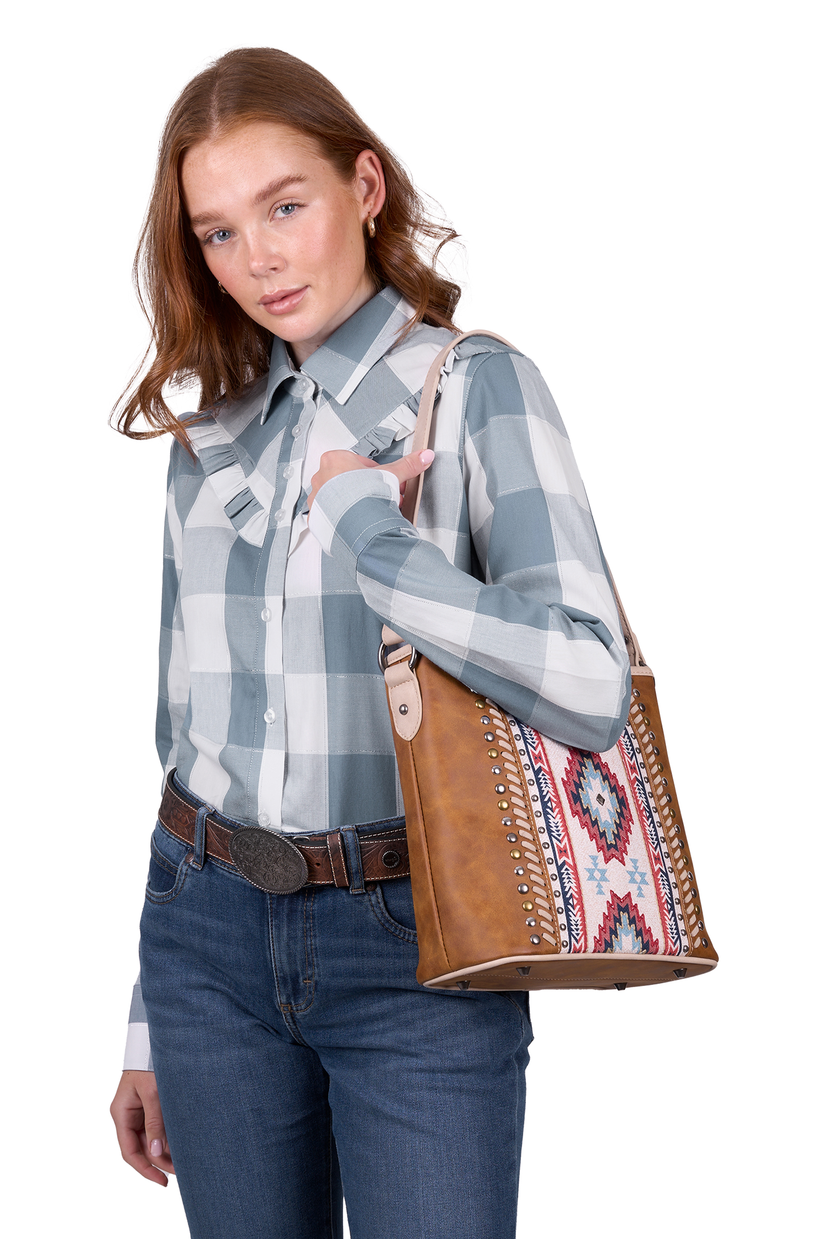 Women's Celina Check Long Sleeve Shirt