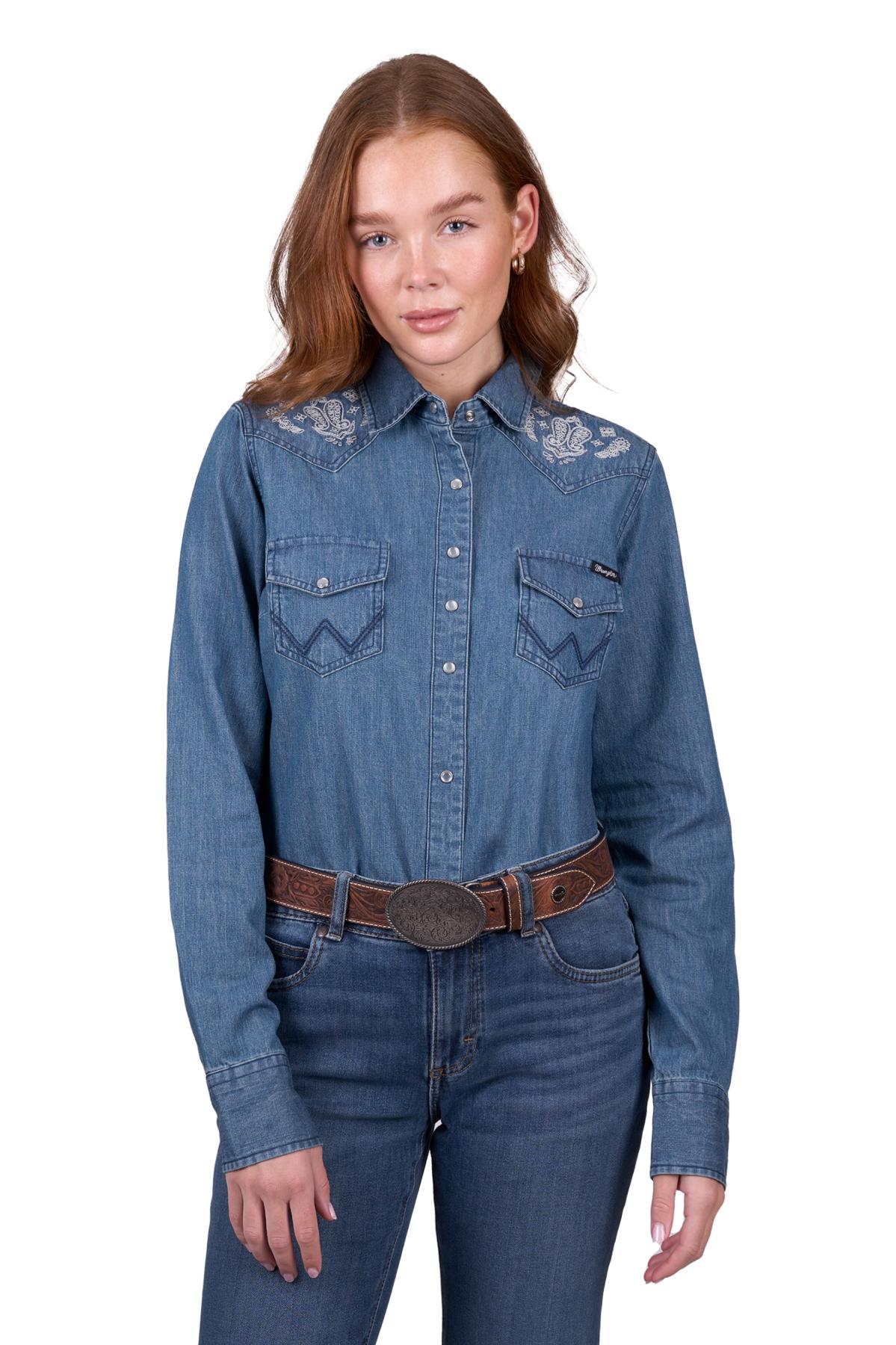 Women's Chrissy Western Long Sleeve Shirt