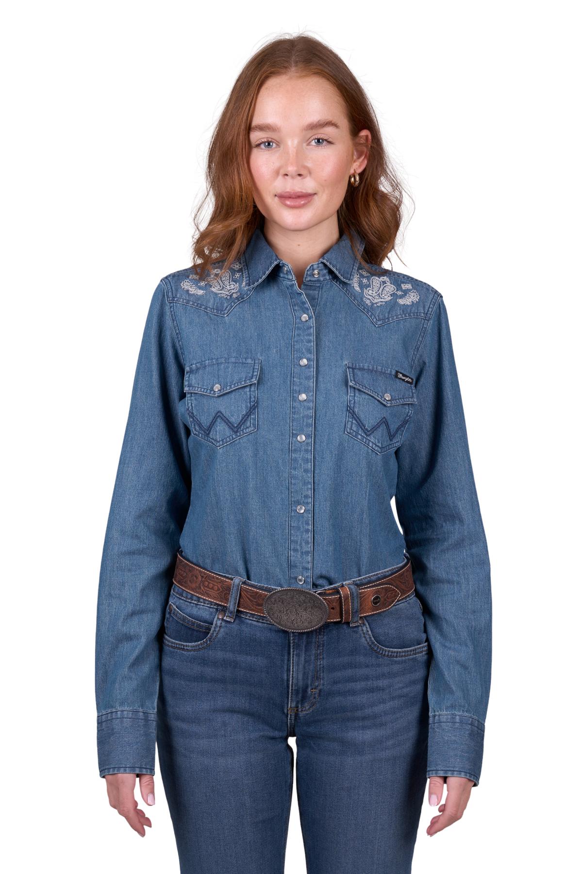 Women's Chrissy Western Long Sleeve Shirt