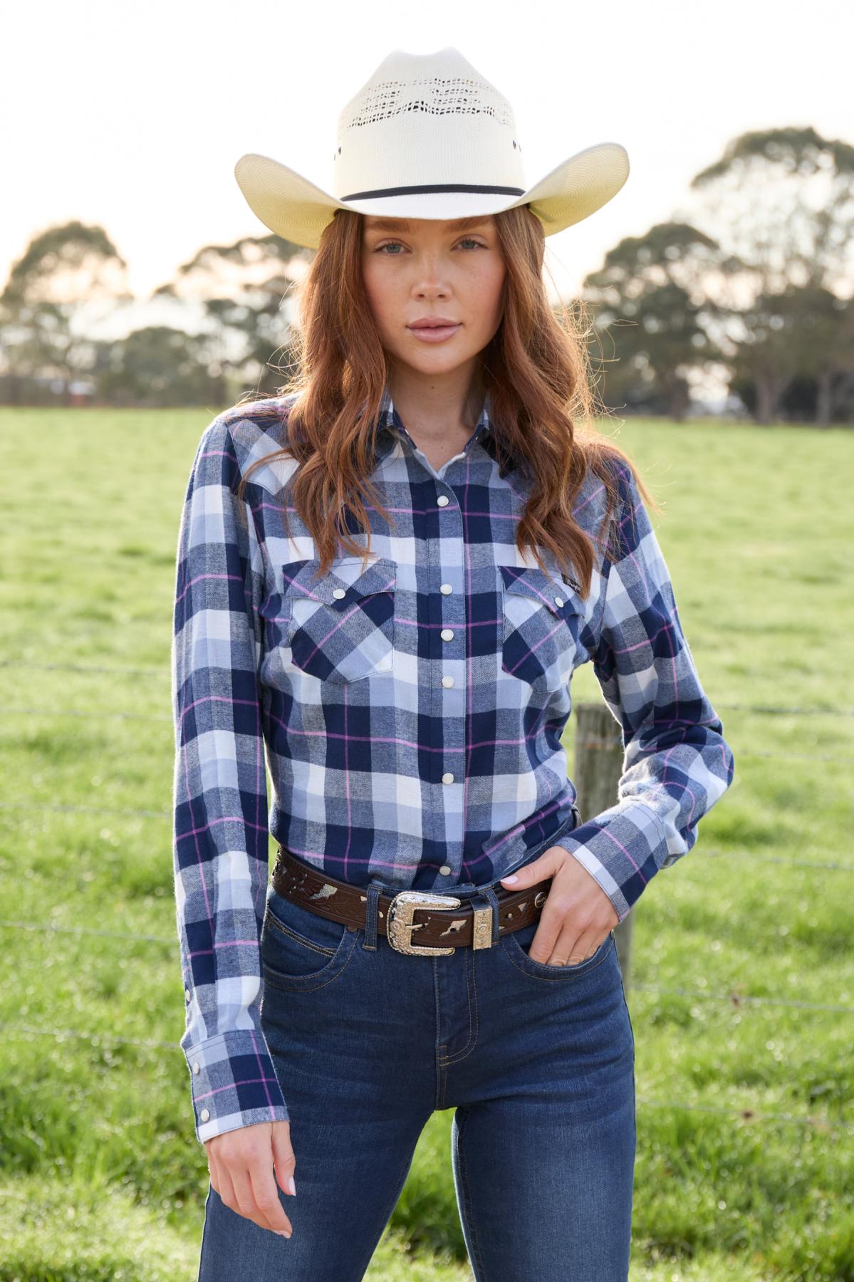 Women's Lorna Check Western Long Sleeve Shirt