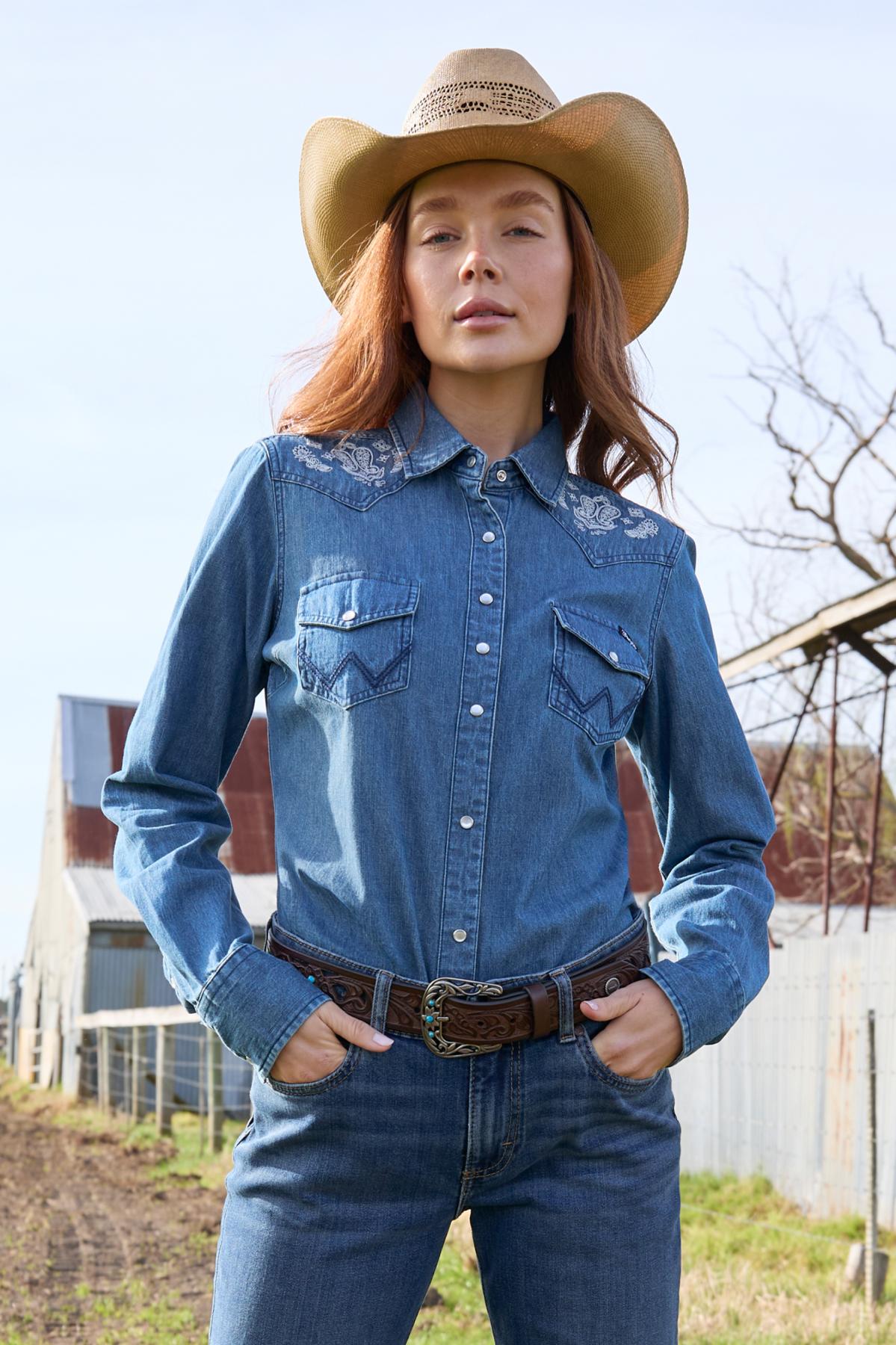 Women's Chrissy Western Long Sleeve Shirt