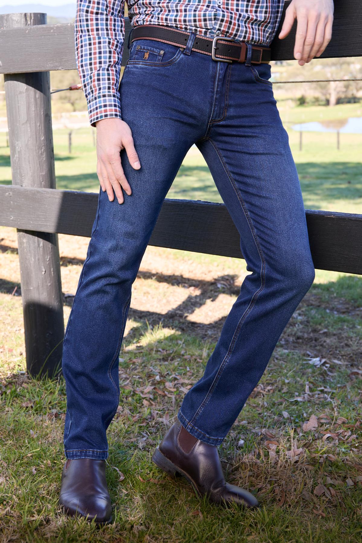 Men's Brad Thermal Comfort Waist Jean 32 Inch Leg