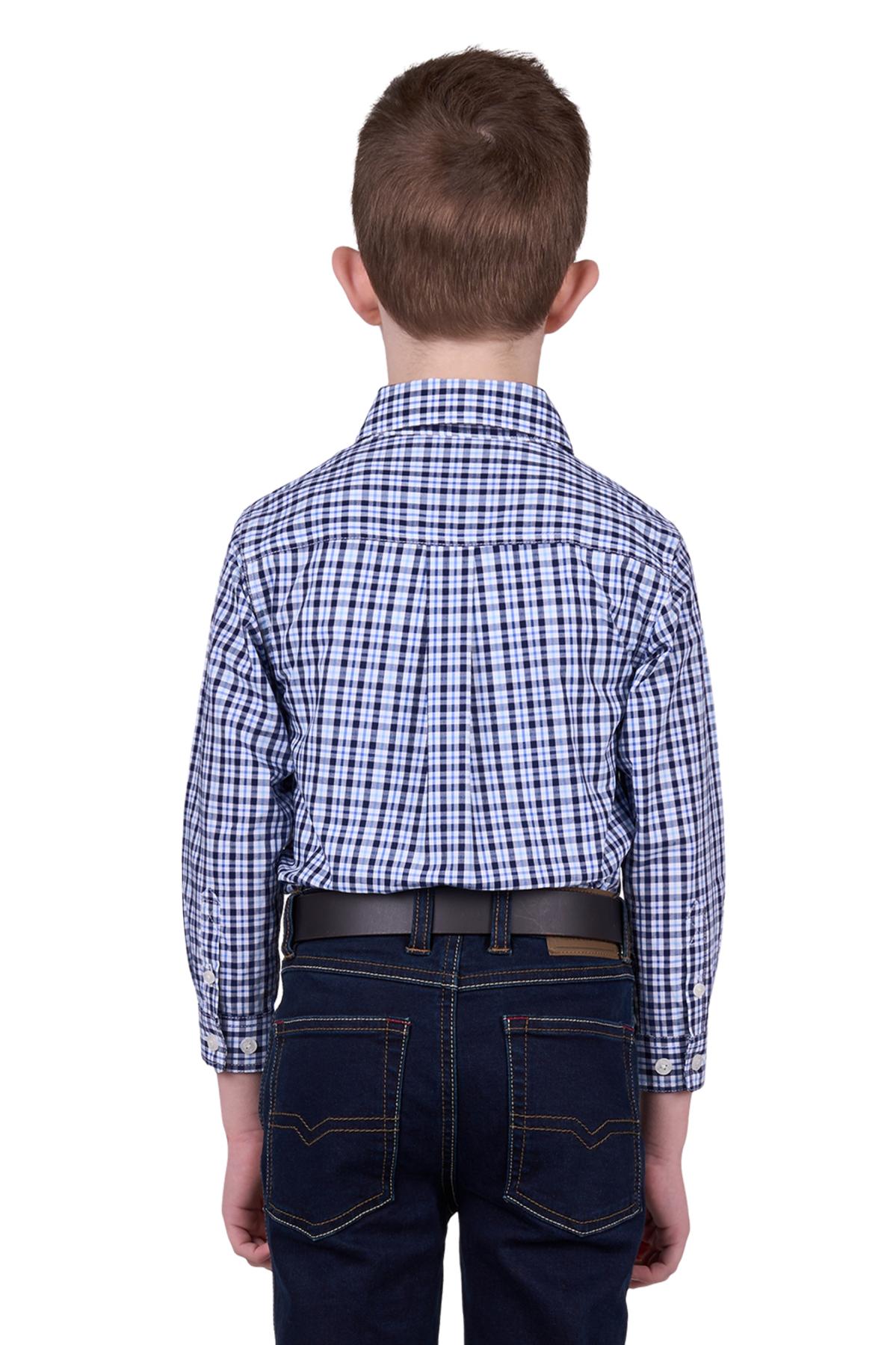Kid's Coney Half Placket Long Sleeve Shirt