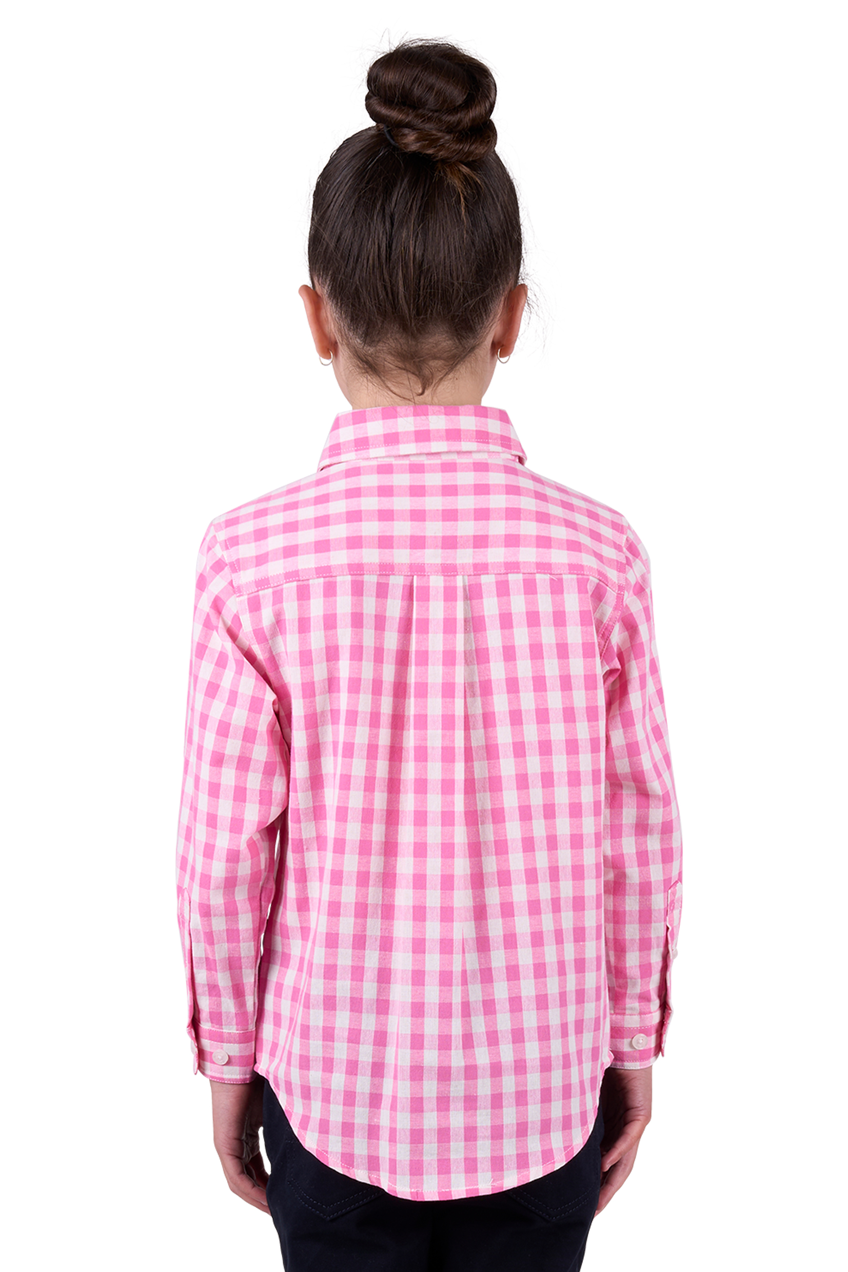 Kid's Melly Half Placket Long Sleeve Shirt
