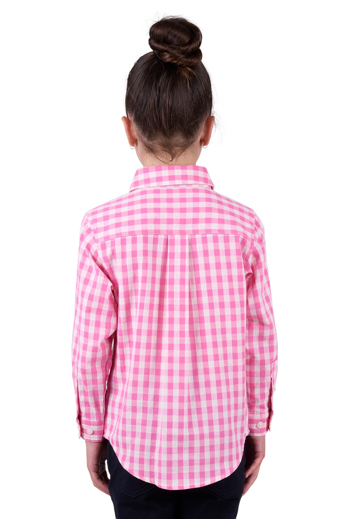 Kid's Melly Half Placket Long Sleeve Shirt