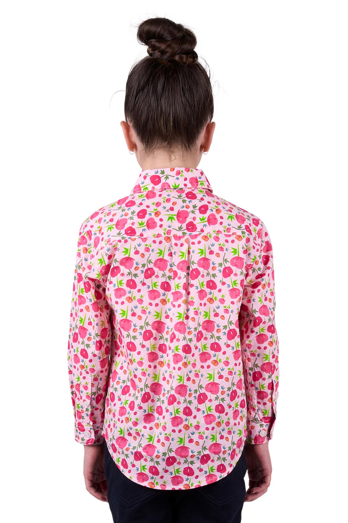 Kid's Sisu Half Placket Long Sleeve Shirt