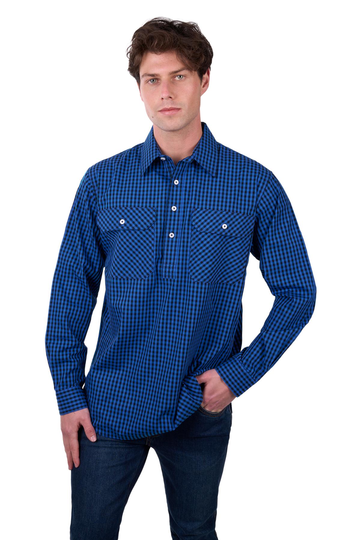 Men's Astell Half Placket Long Sleeve Shirt