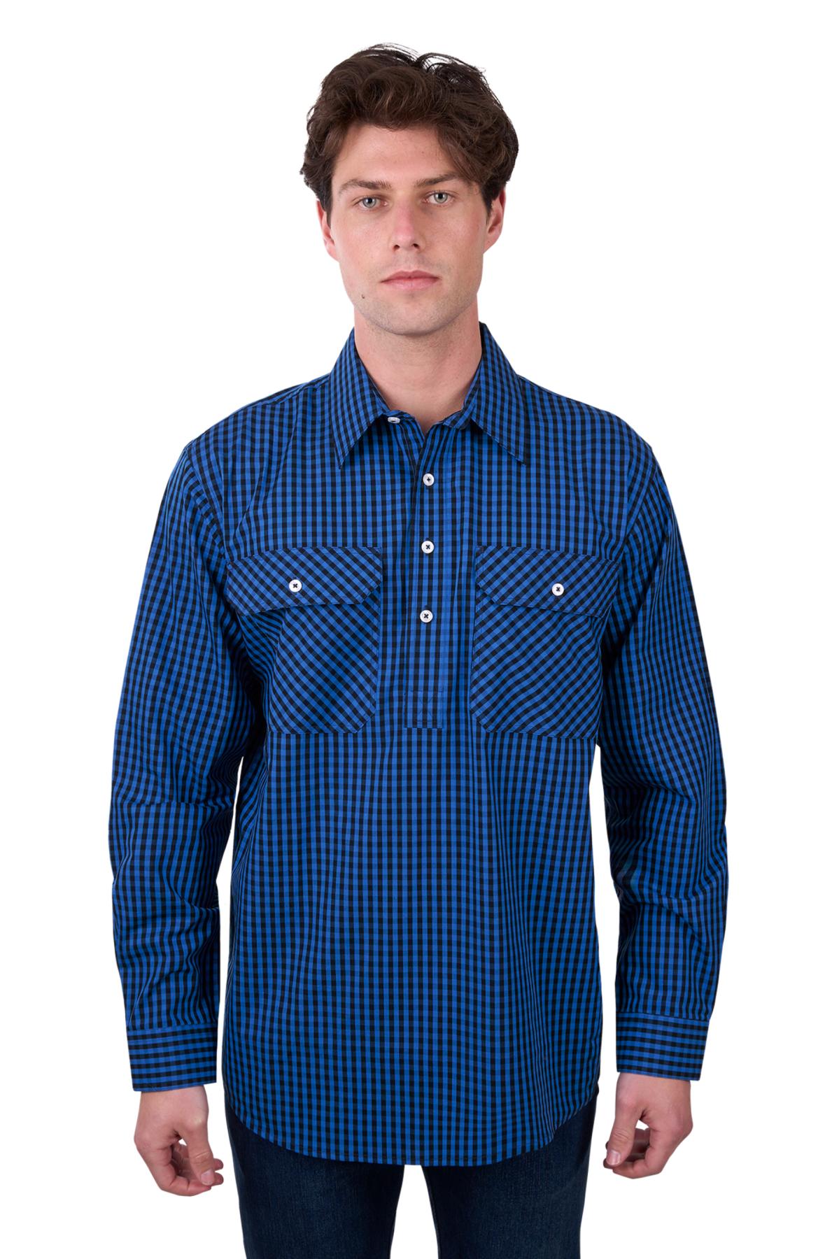 Men's Astell Half Placket Long Sleeve Shirt
