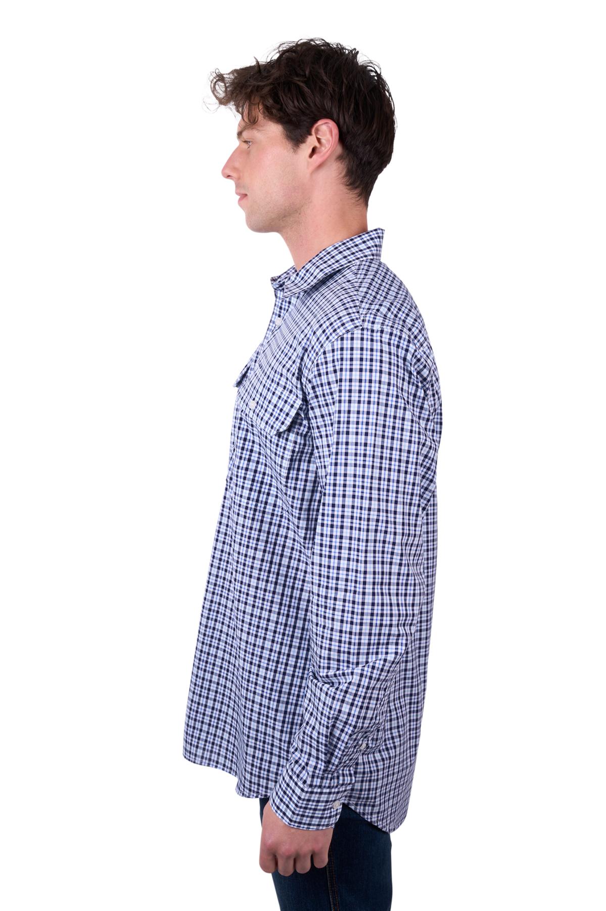 Men's Coney Half Placket Long Sleeve Shirt