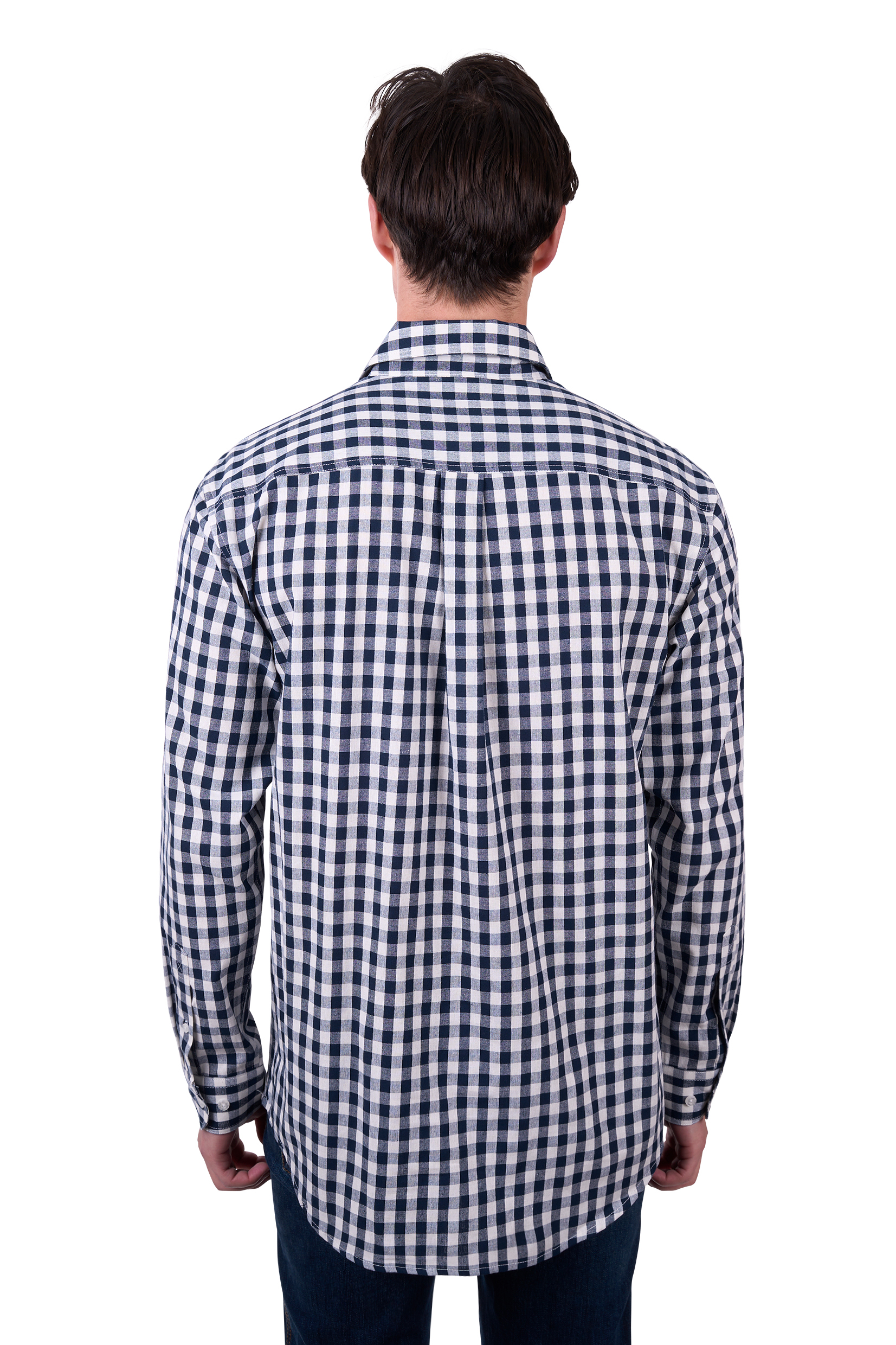 Men's Dell Half Placket Long Sleeve Shirt