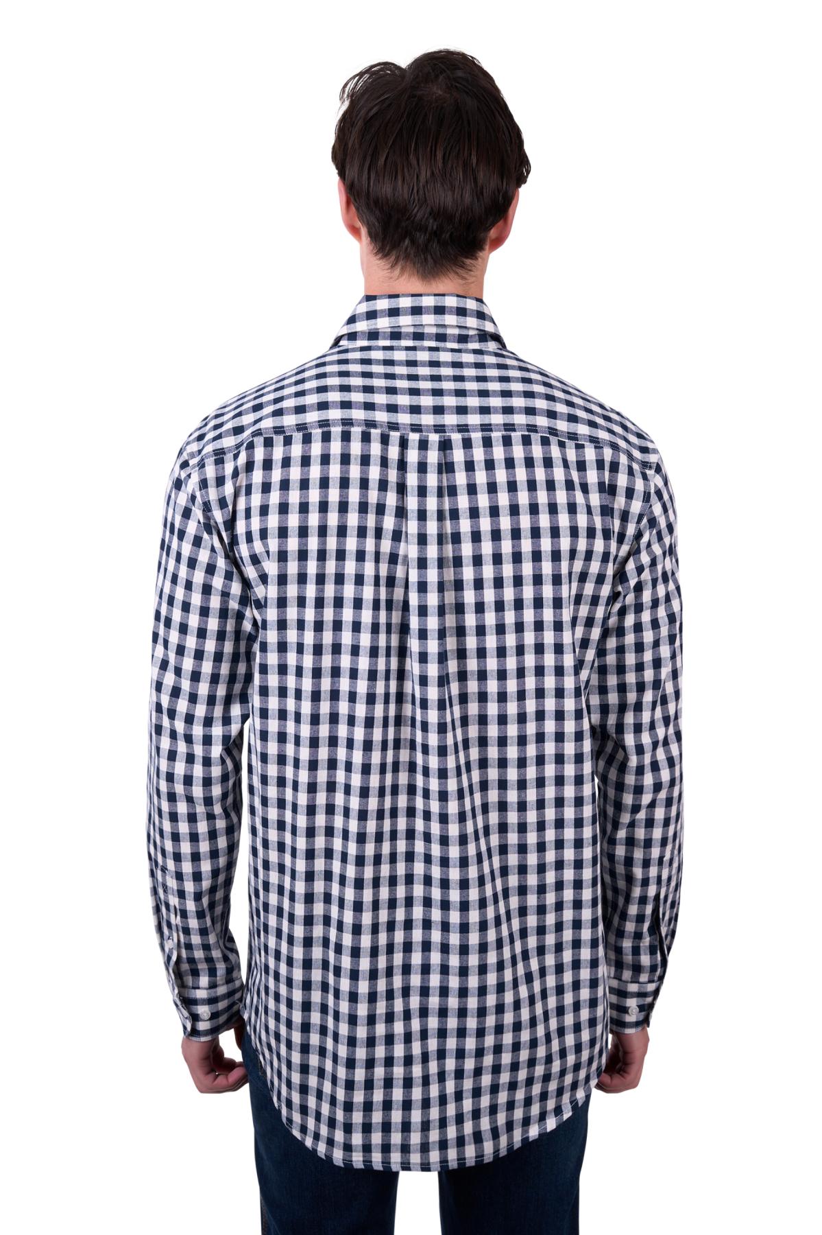 Men's Dell Half Placket Long Sleeve Shirt