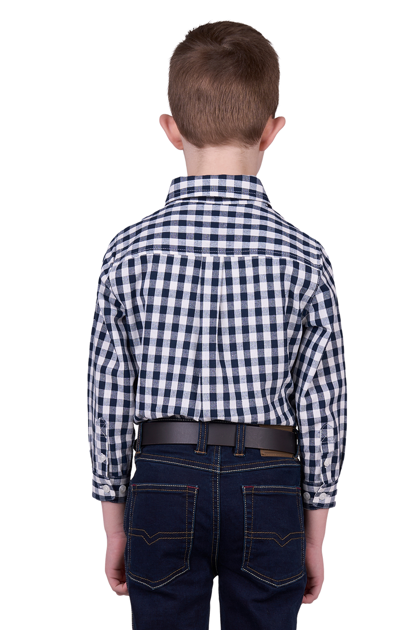 Kid's Dell Half Placket Long Sleeve Shirt