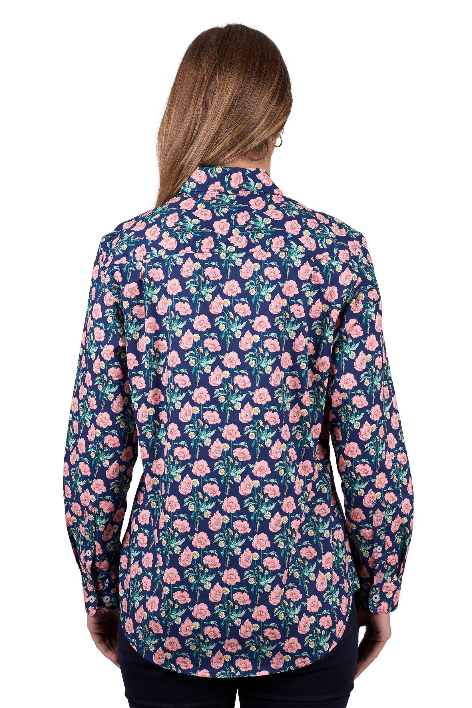 Women's Fauna Half Placket Long Sleeve Shirt