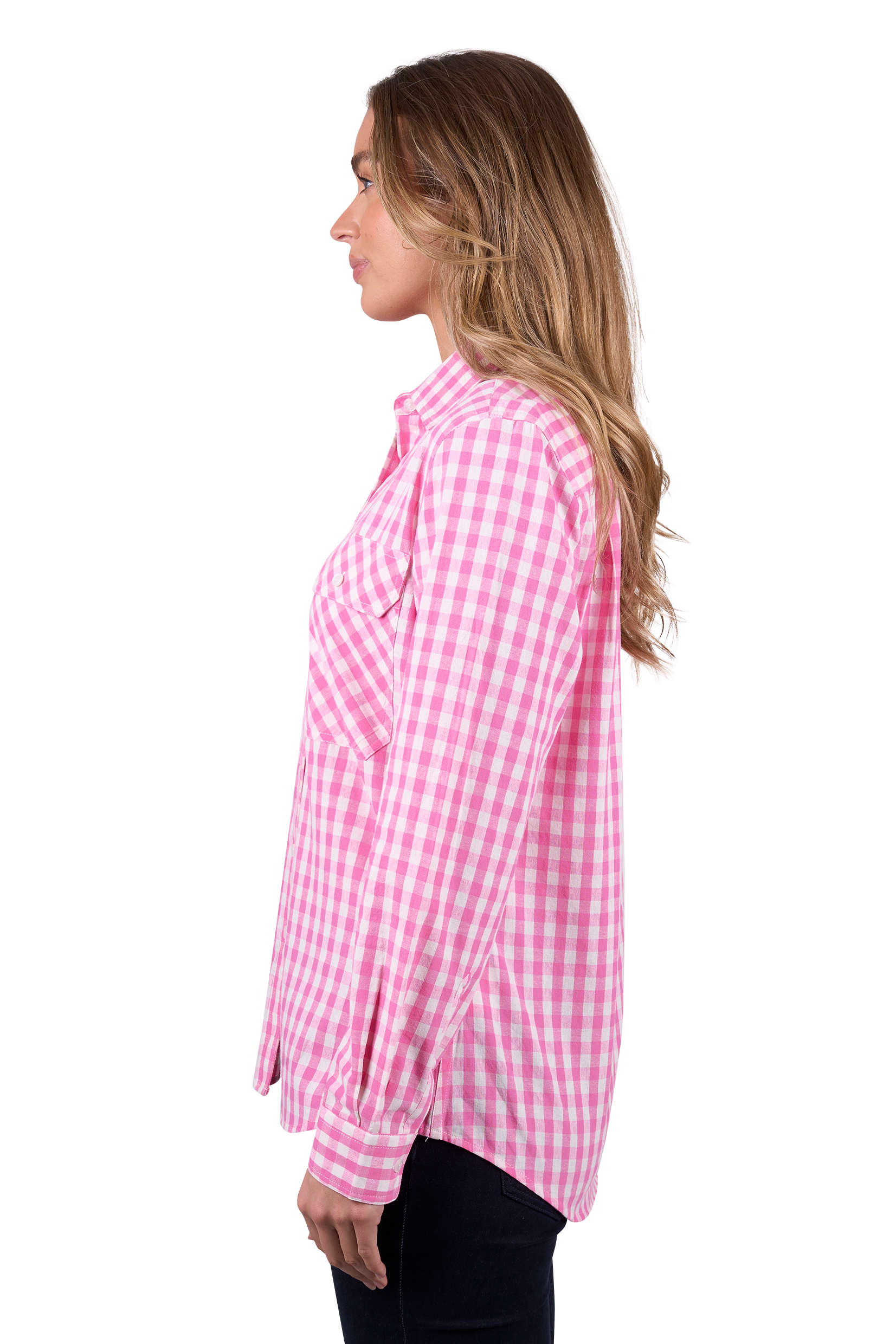 Women's Melly Full Placket Long Sleeve Shirt