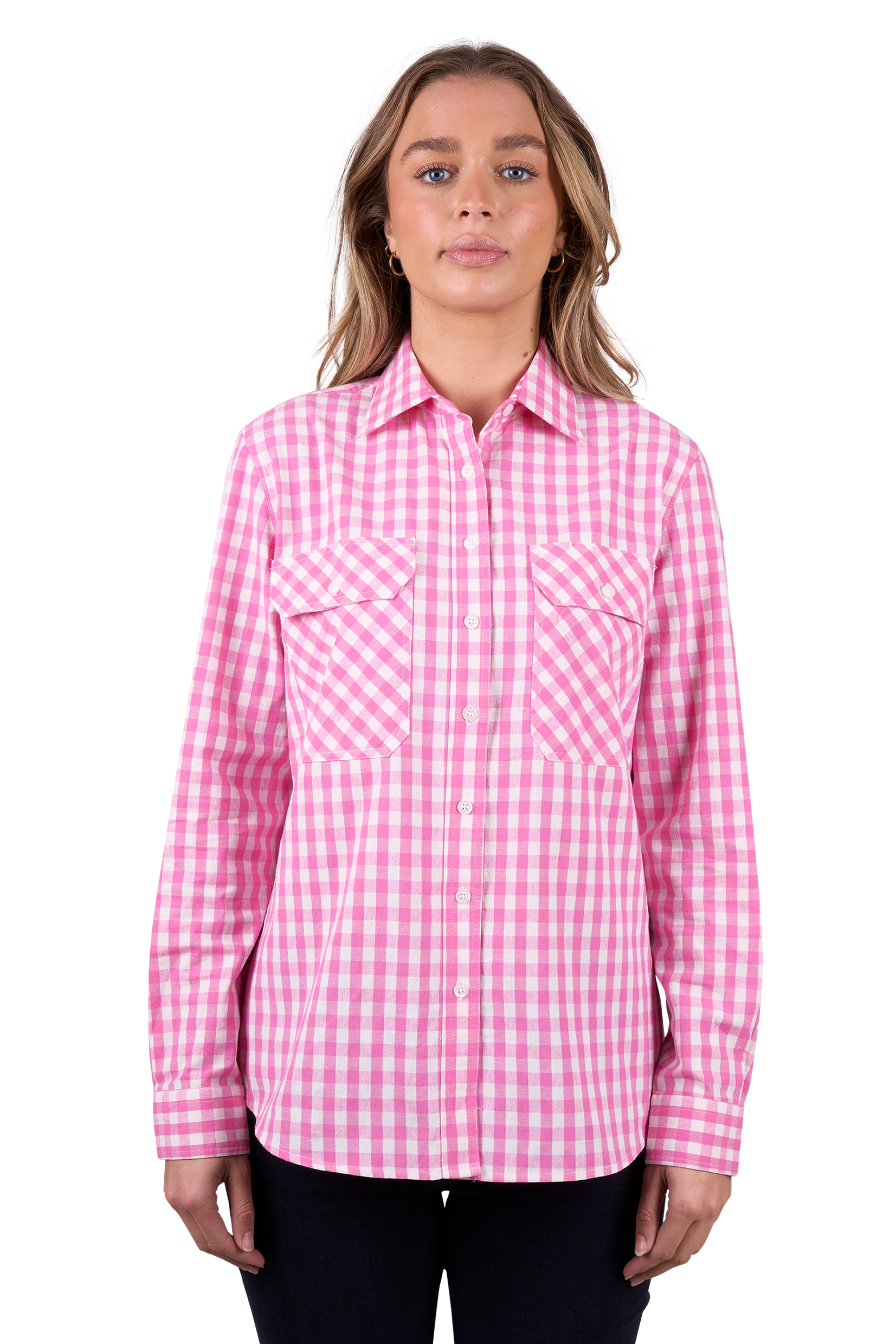 Women's Melly Full Placket Long Sleeve Shirt
