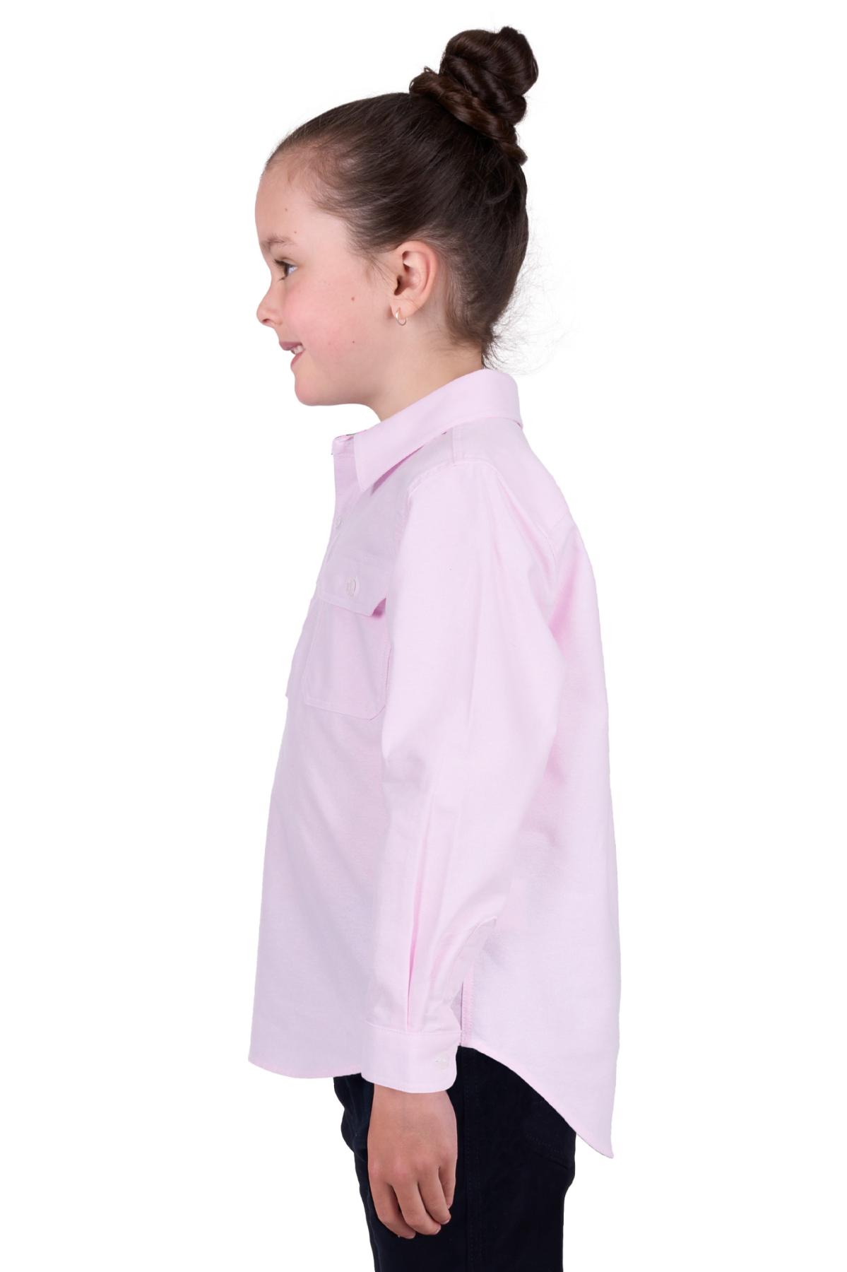 Kid's Milly Half Placket Long Sleeve Shirt