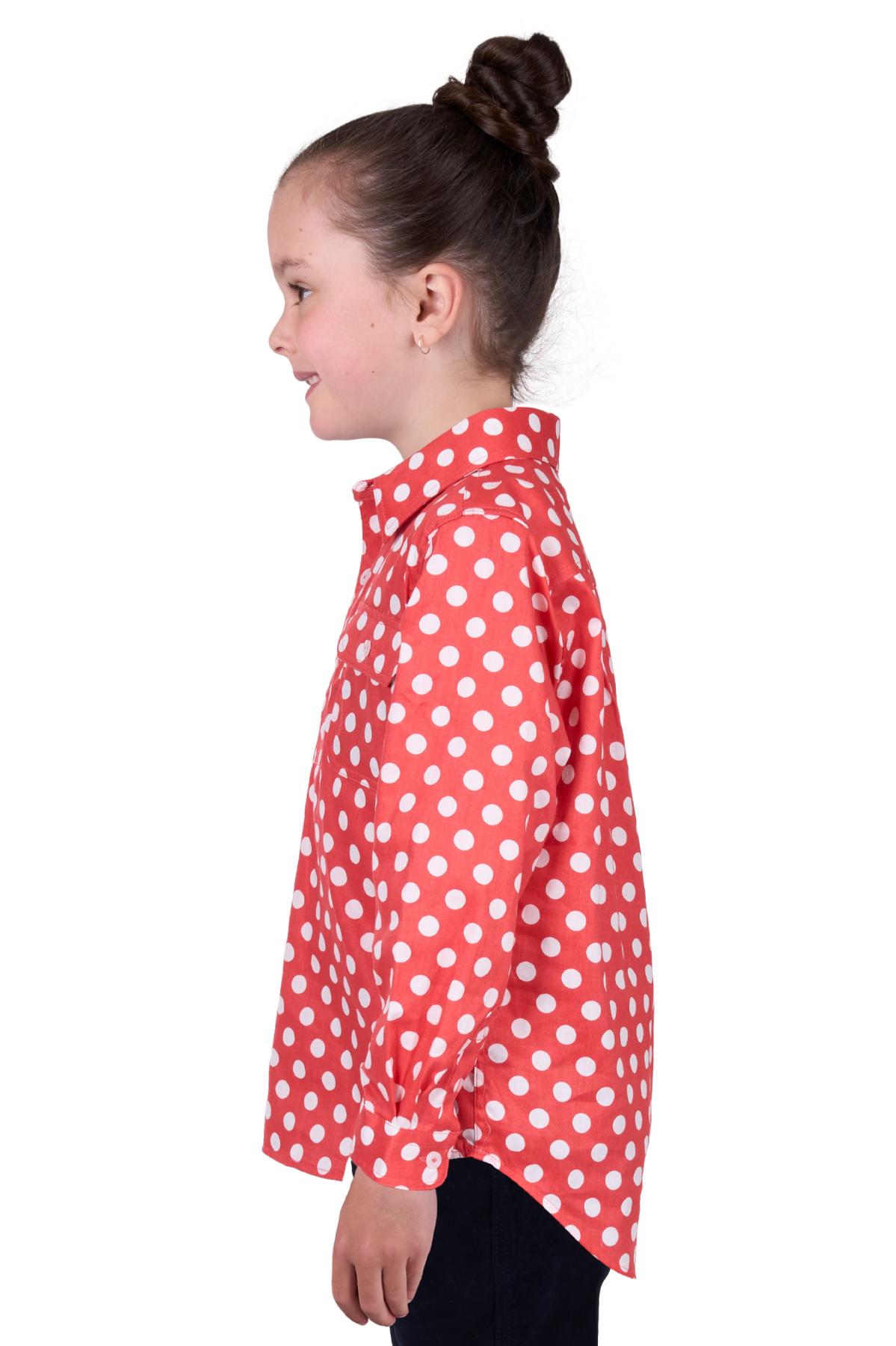 Kid's Jaz Half Placket Long Sleeve Shirt
