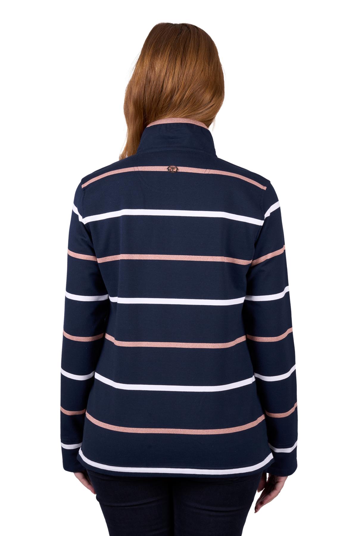 Women's Matilda 1/4 Zip Stripe Rugby