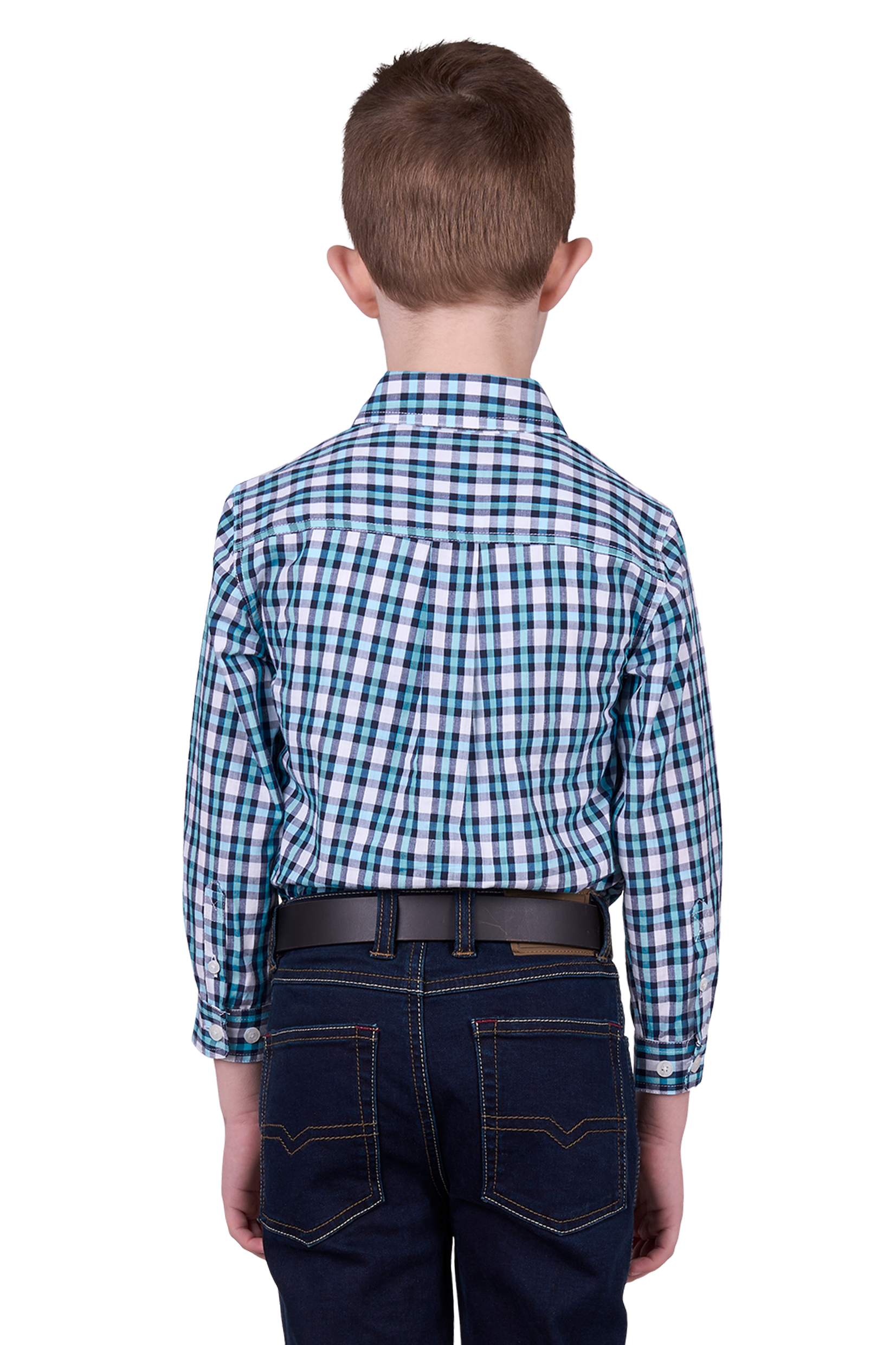 Kid's Rui Half Placket Long Sleeve Shirt