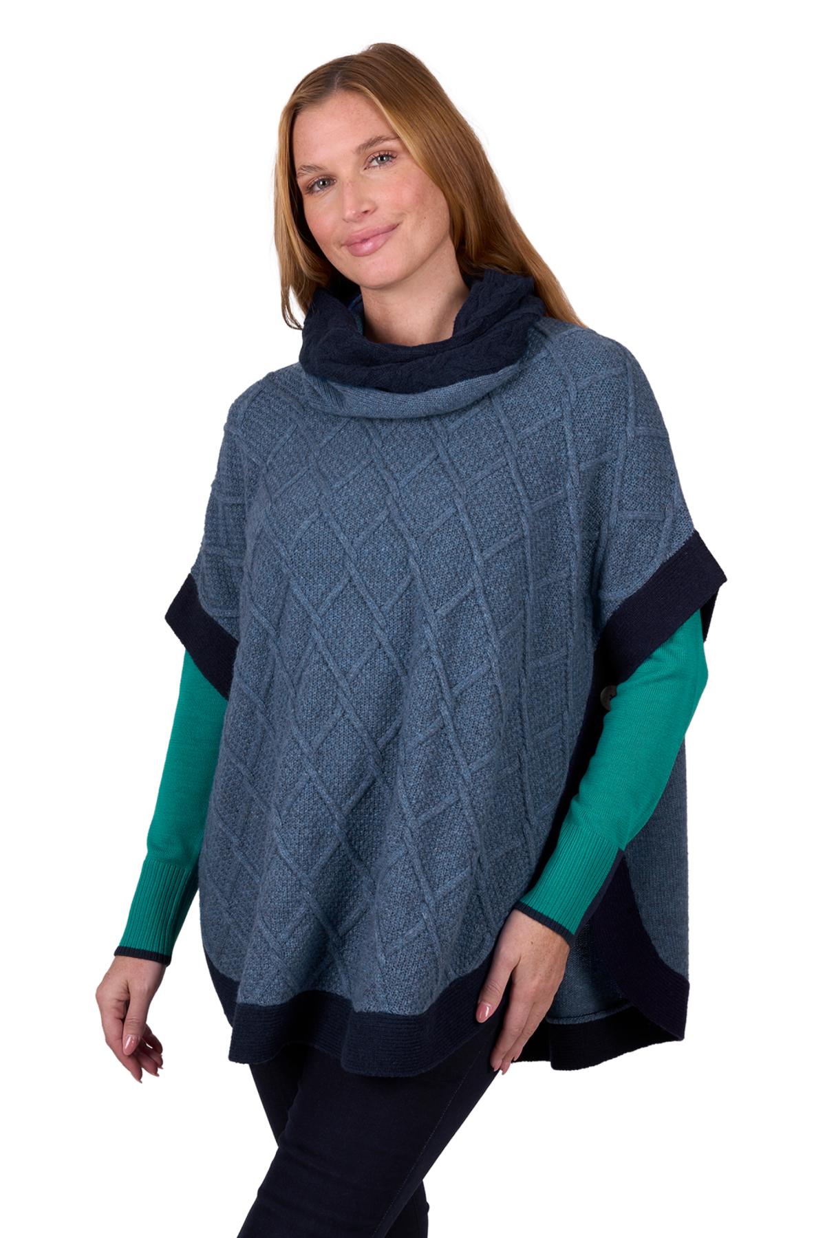 Women's Isabella Cable Poncho