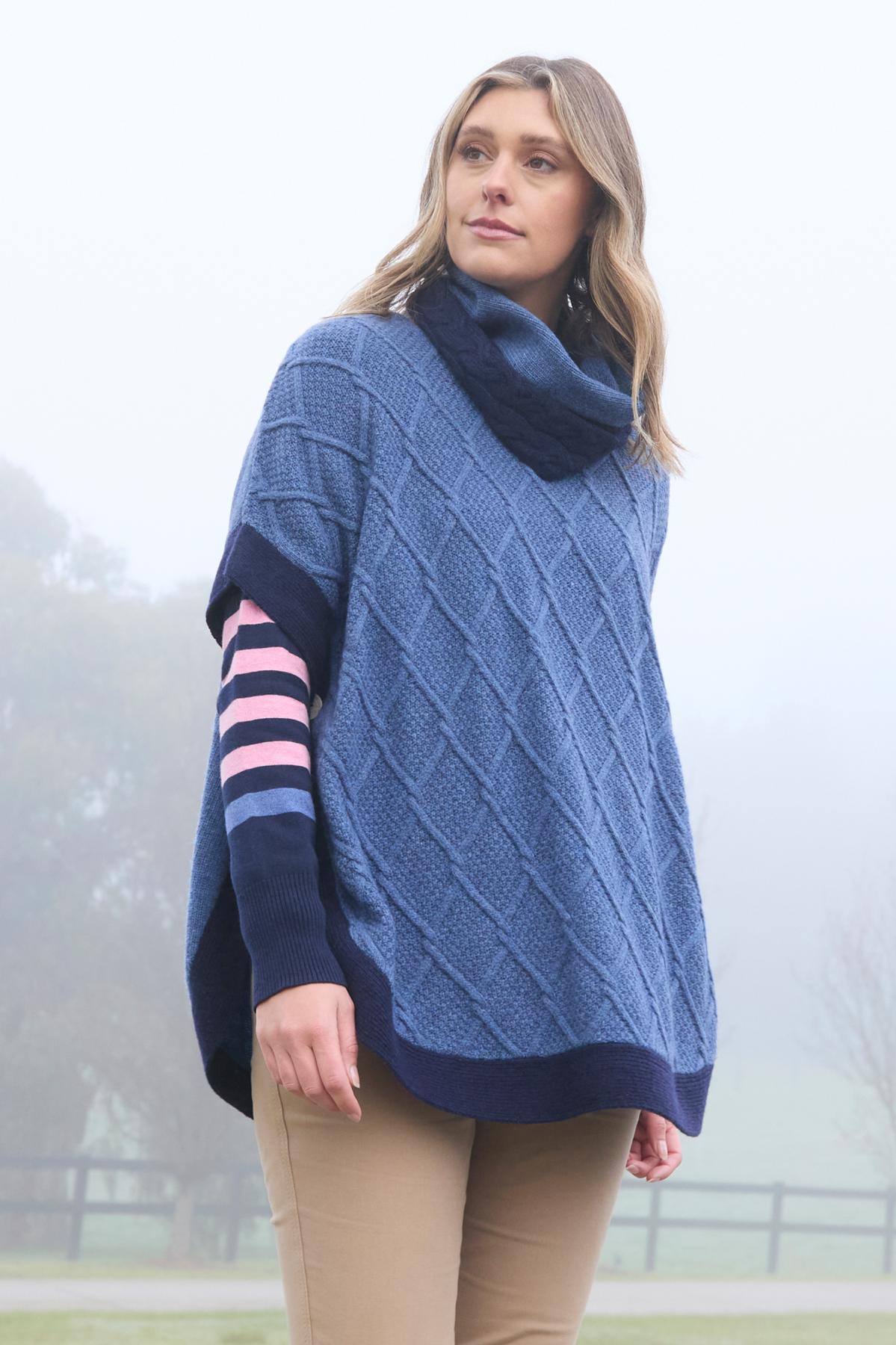 Women's Isabella Cable Poncho