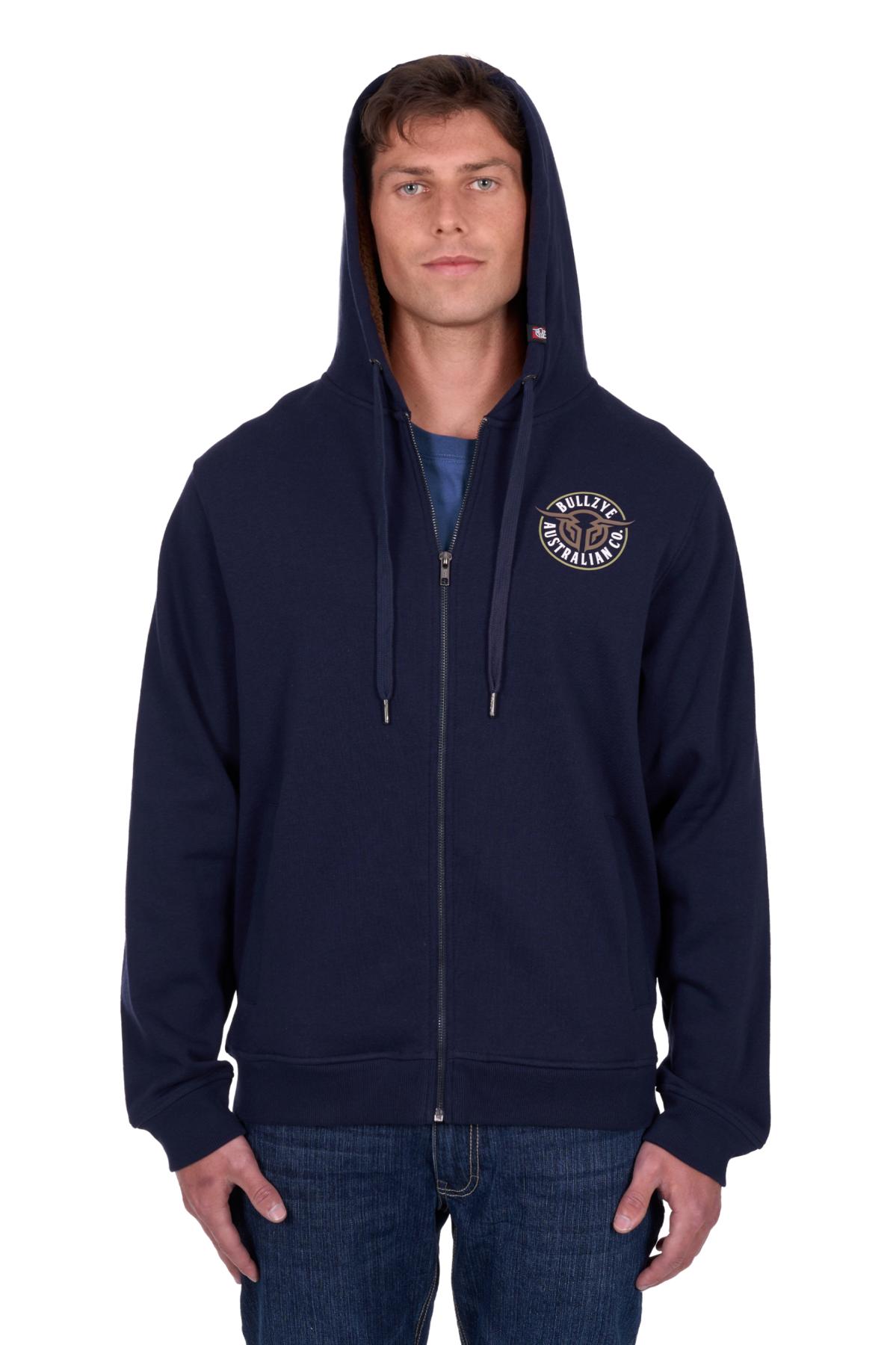 Men's Bullring Zip Through Hoodie