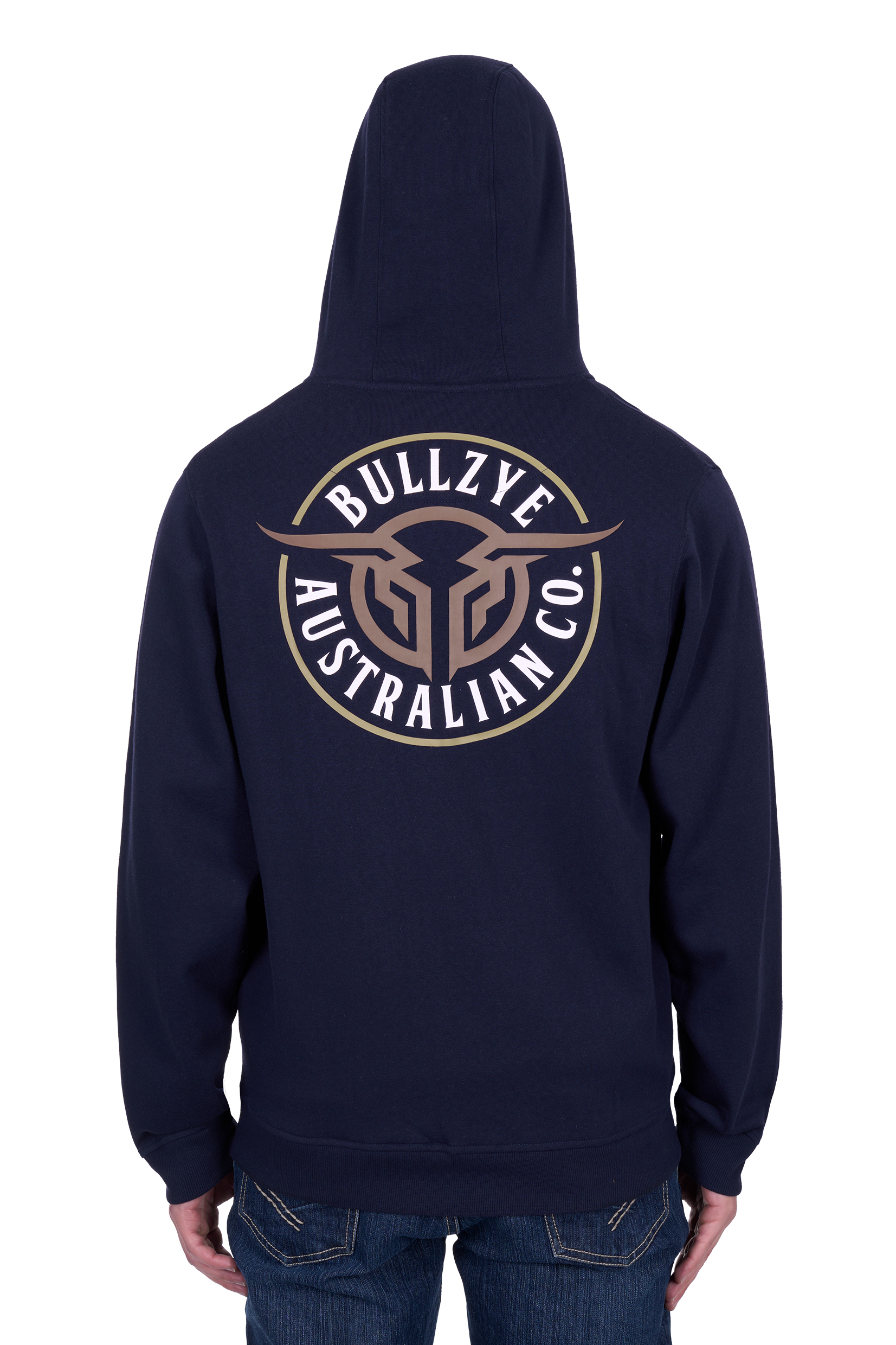 Men's Bullring Zip Through Hoodie