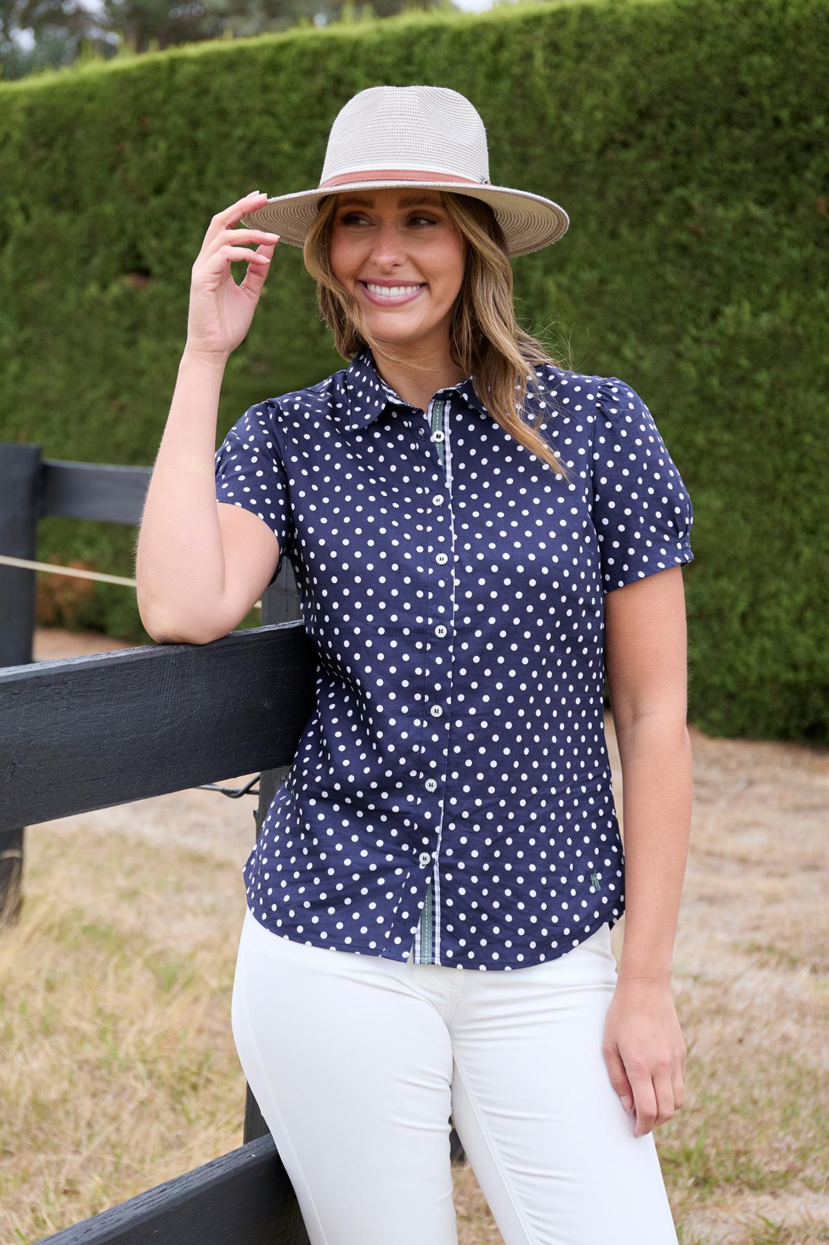Women’s Luna Linen Short Sleeve Shirt
