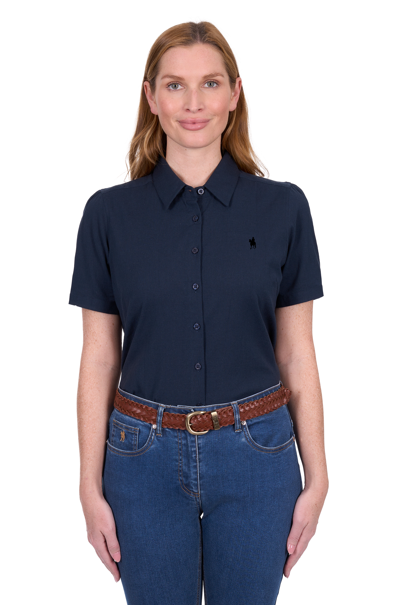 Women’s Cynthia Linen Short Sleeve Shirt
