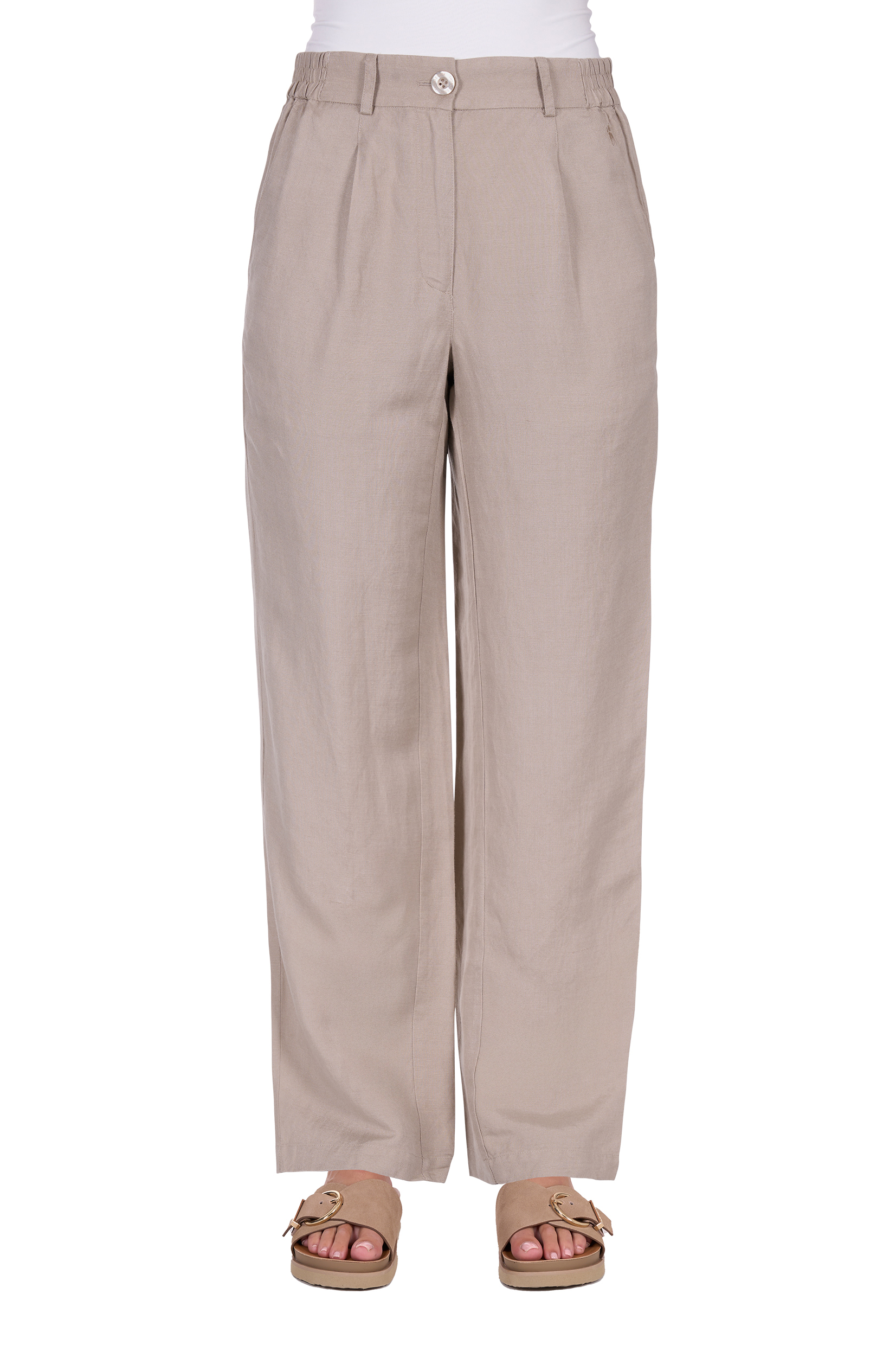 Women’s Kathy Linen Pleat Pant