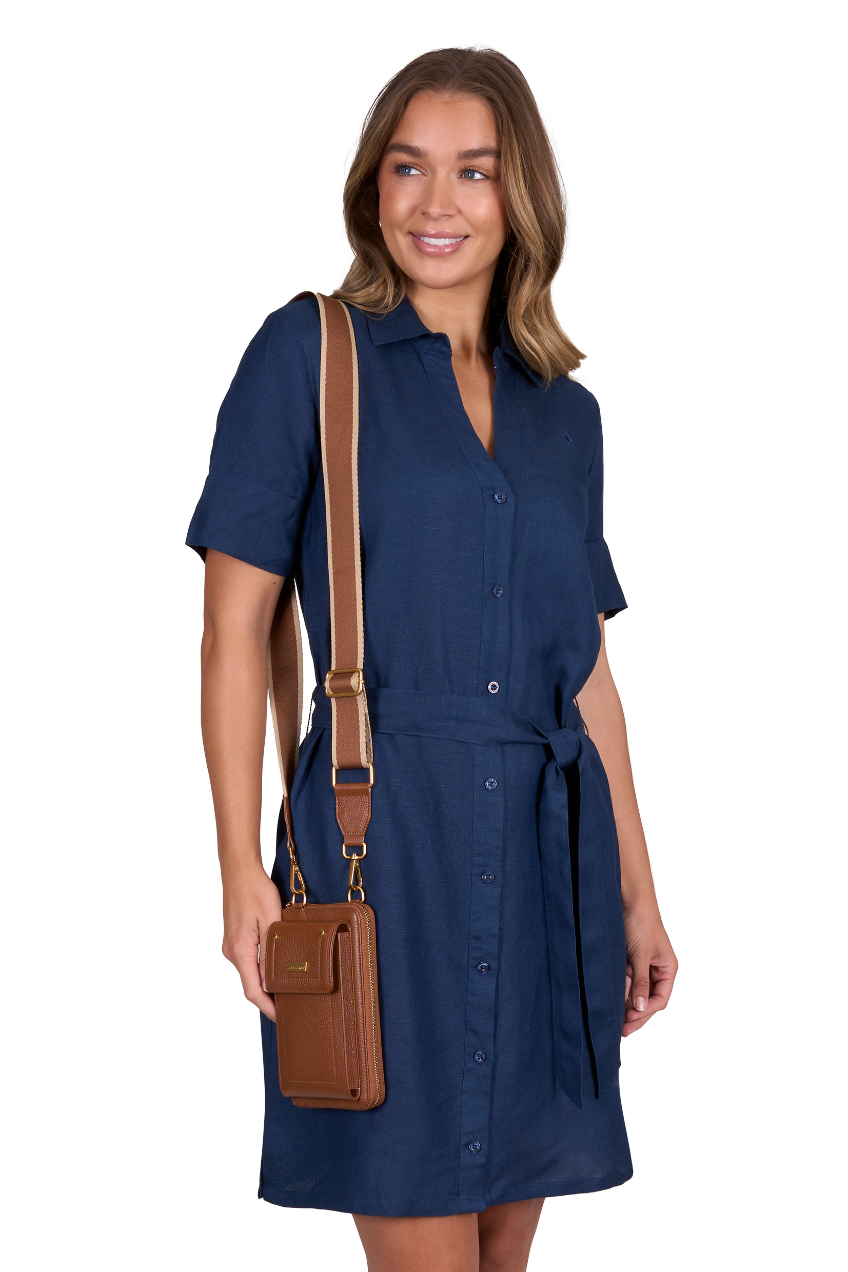 Women’s Sophie Linen Shirt Dress