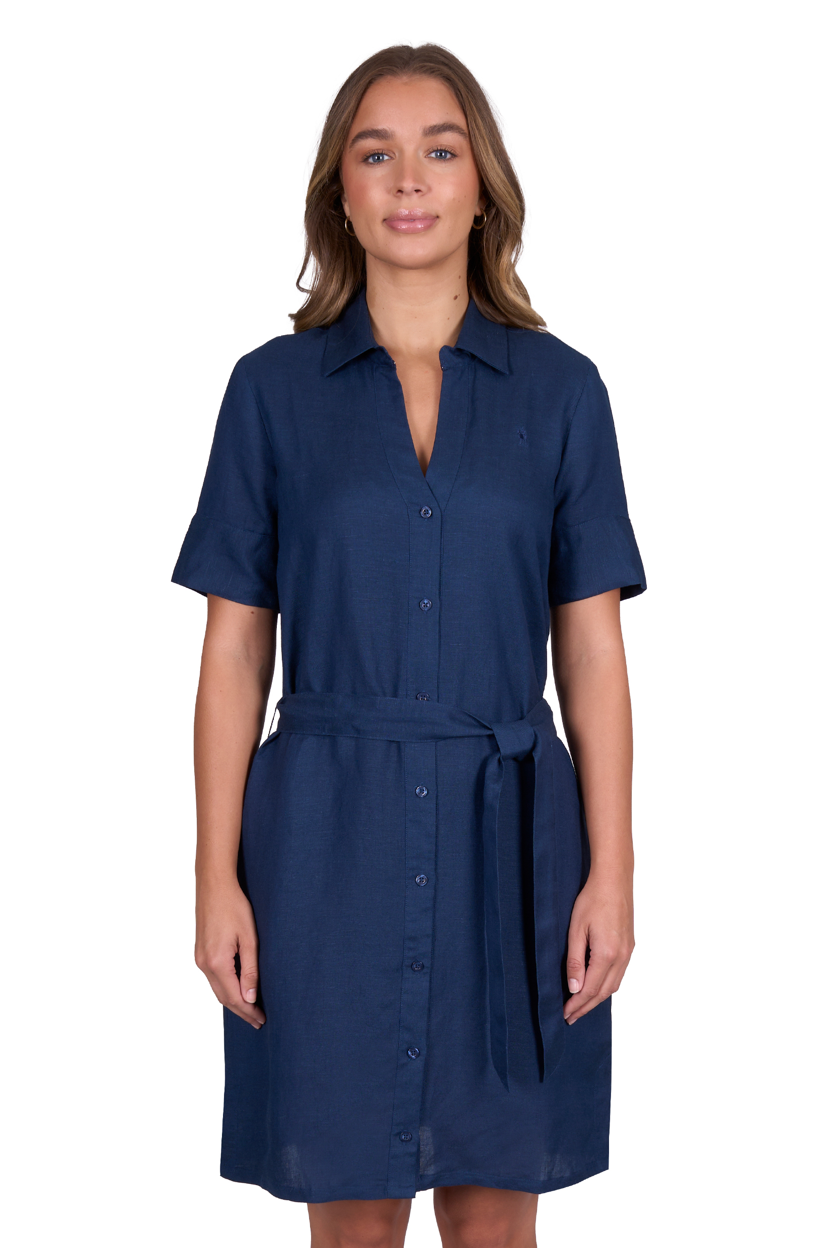Women’s Sophie Linen Shirt Dress