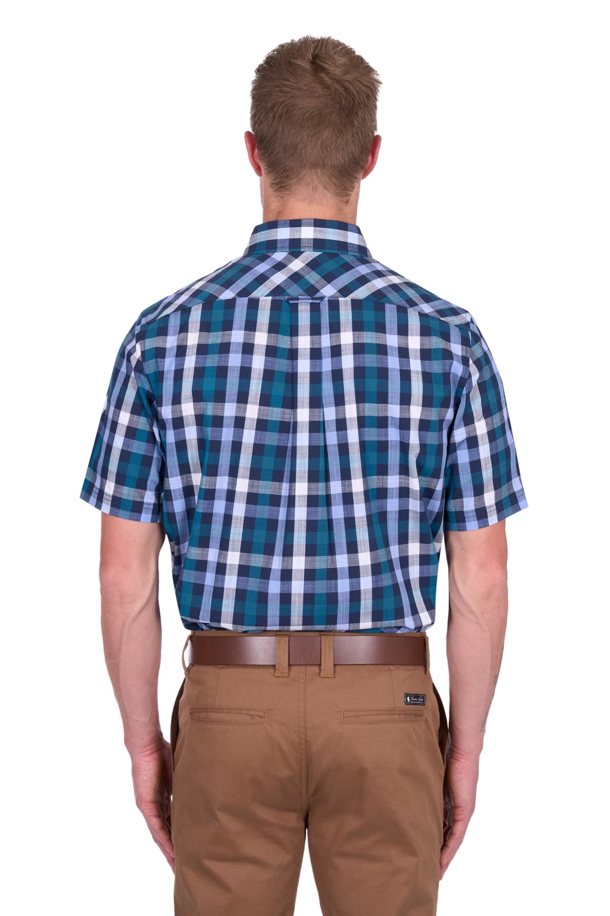 Men’s John Check 1 Pocket Short Sleeve Shirt
