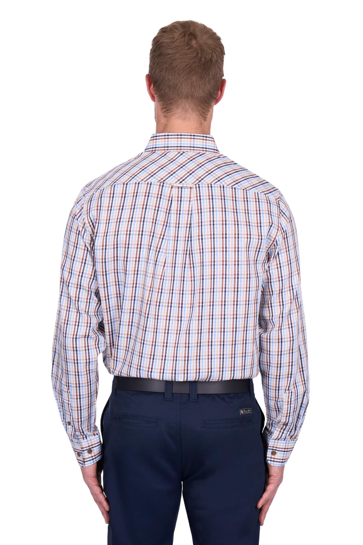 Men’s Scott Check 2 Pocket Long Sleeve Shirt