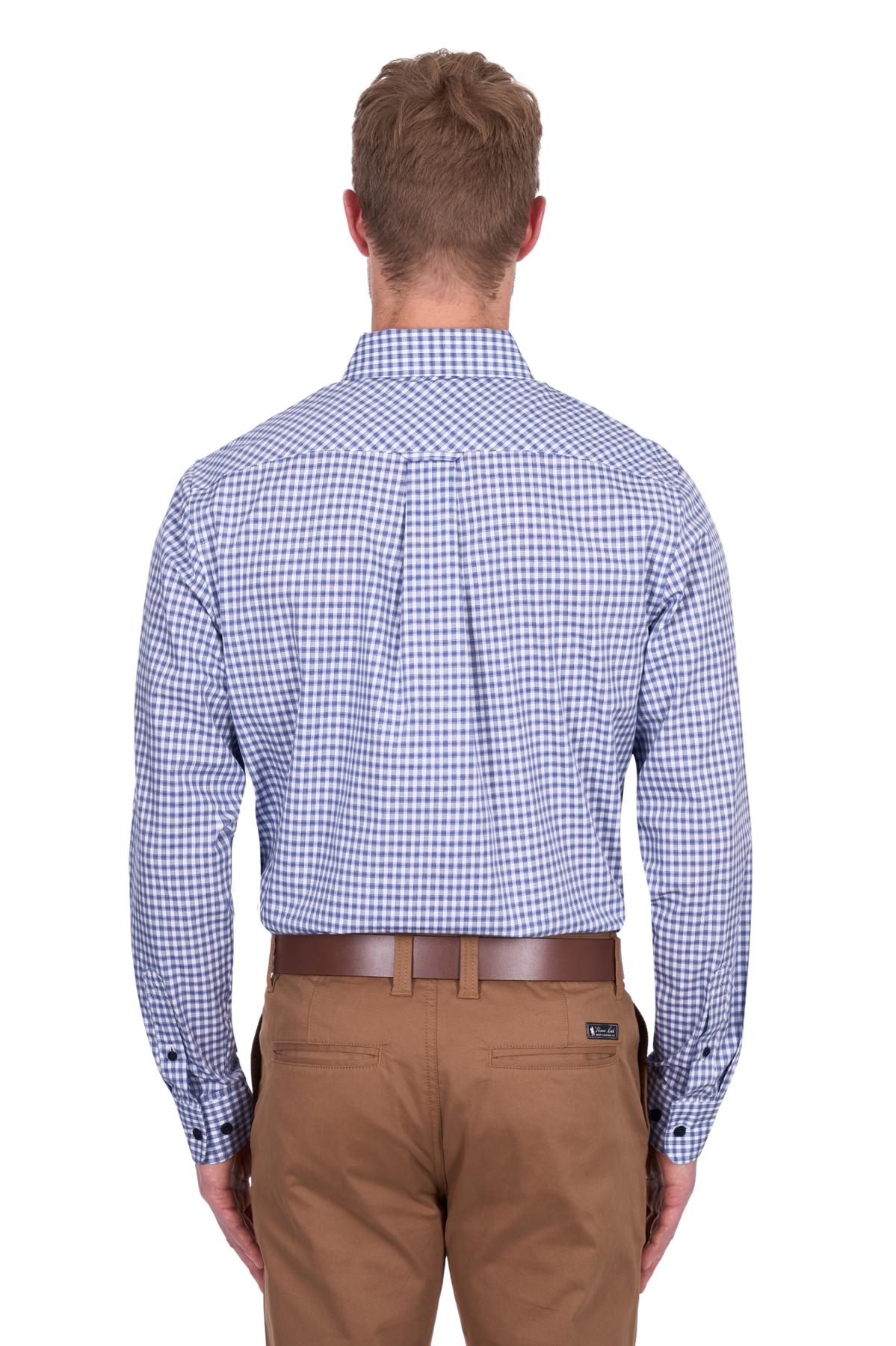 Men’s Richard Check 2 Pocket Long Sleeve Shirt