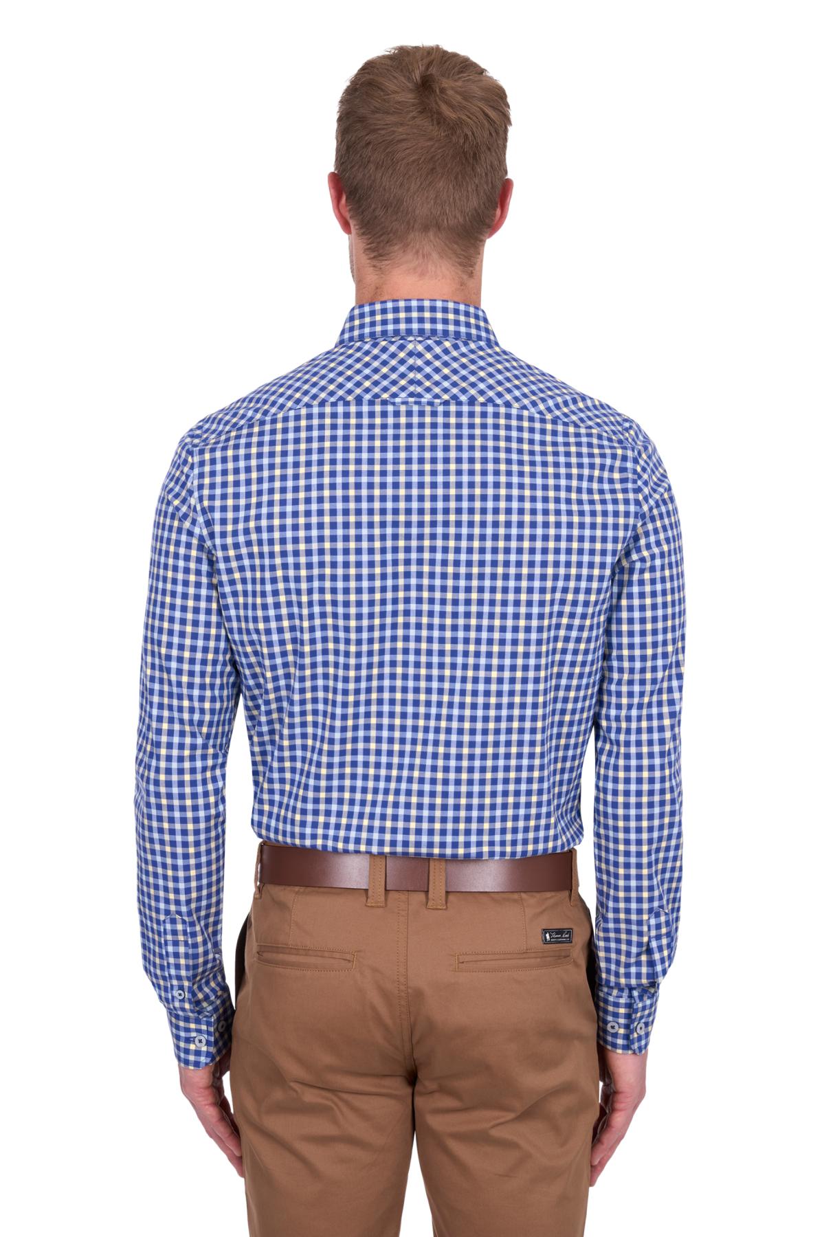 Men’s James Check Tailored Long Sleeve Shirt
