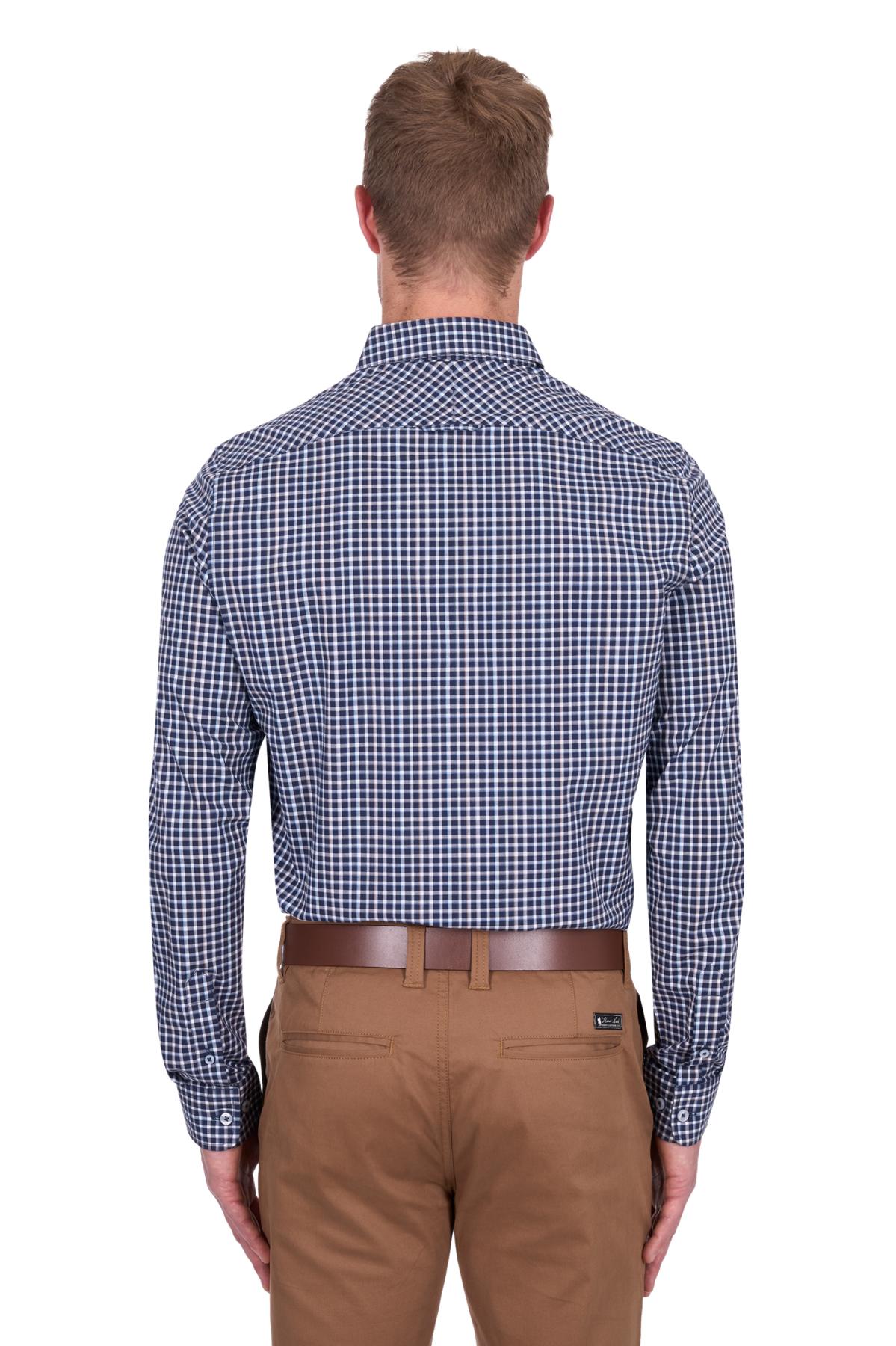 Men’s Jason Check Tailored Long Sleeve Shirt