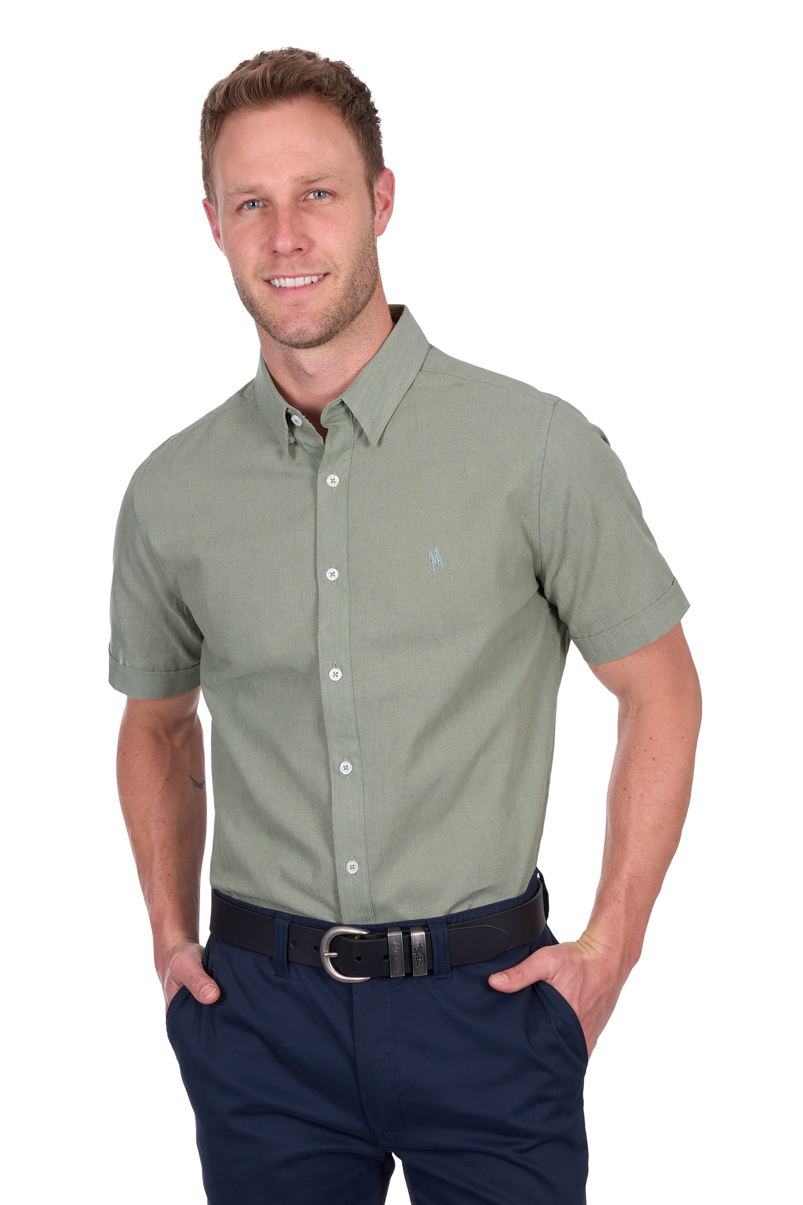 Men’s Tc Linen Short Sleeve Shirt