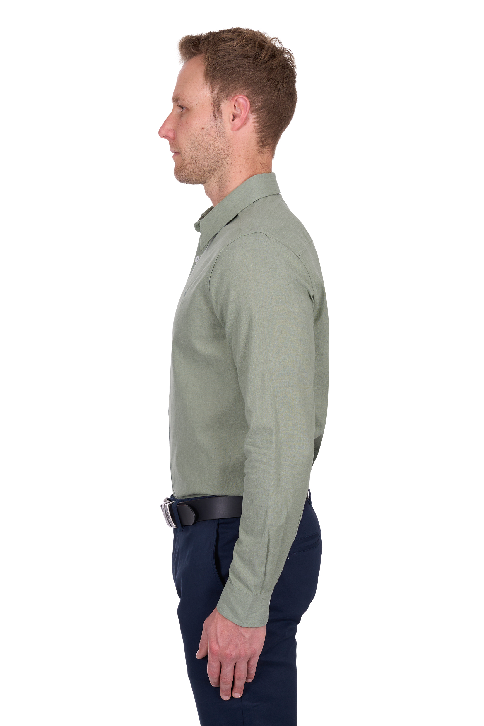 Men’s Tc Linen Long Sleeve Shirt