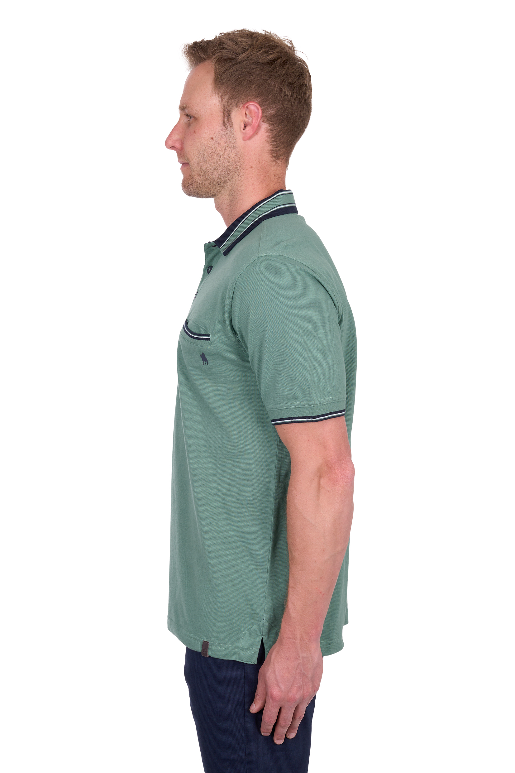 Men’s Ben Tailored 1 Pocket Short Sleeve Polo