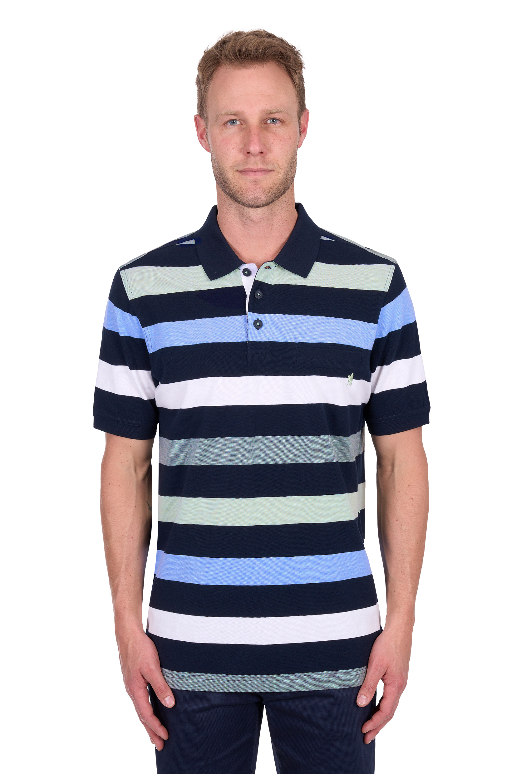 Men’s Charles 1 Pocket Short Sleeve Polo