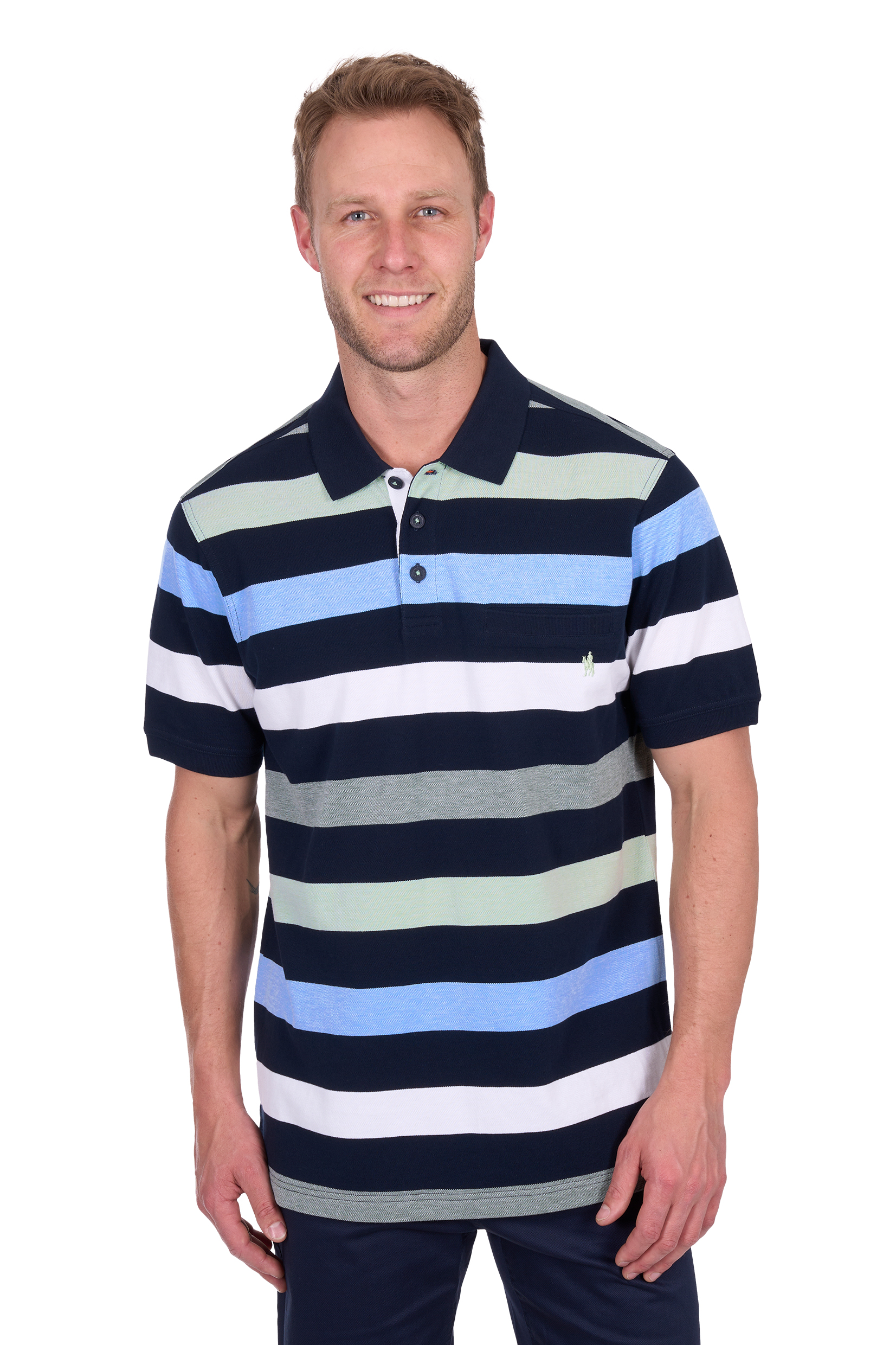 Men’s Charles 1 Pocket Short Sleeve Polo