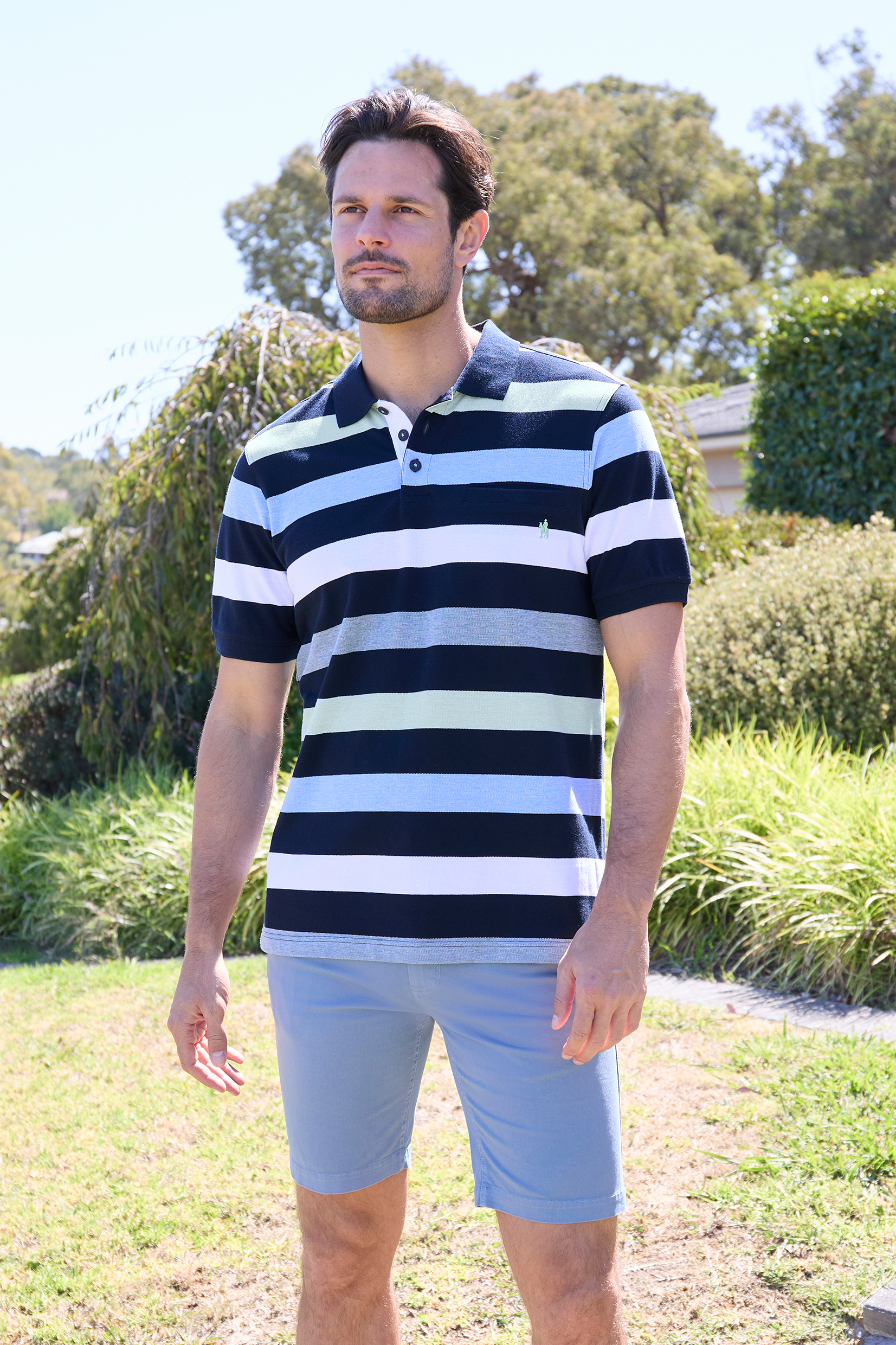 Men’s Charles 1 Pocket Short Sleeve Polo