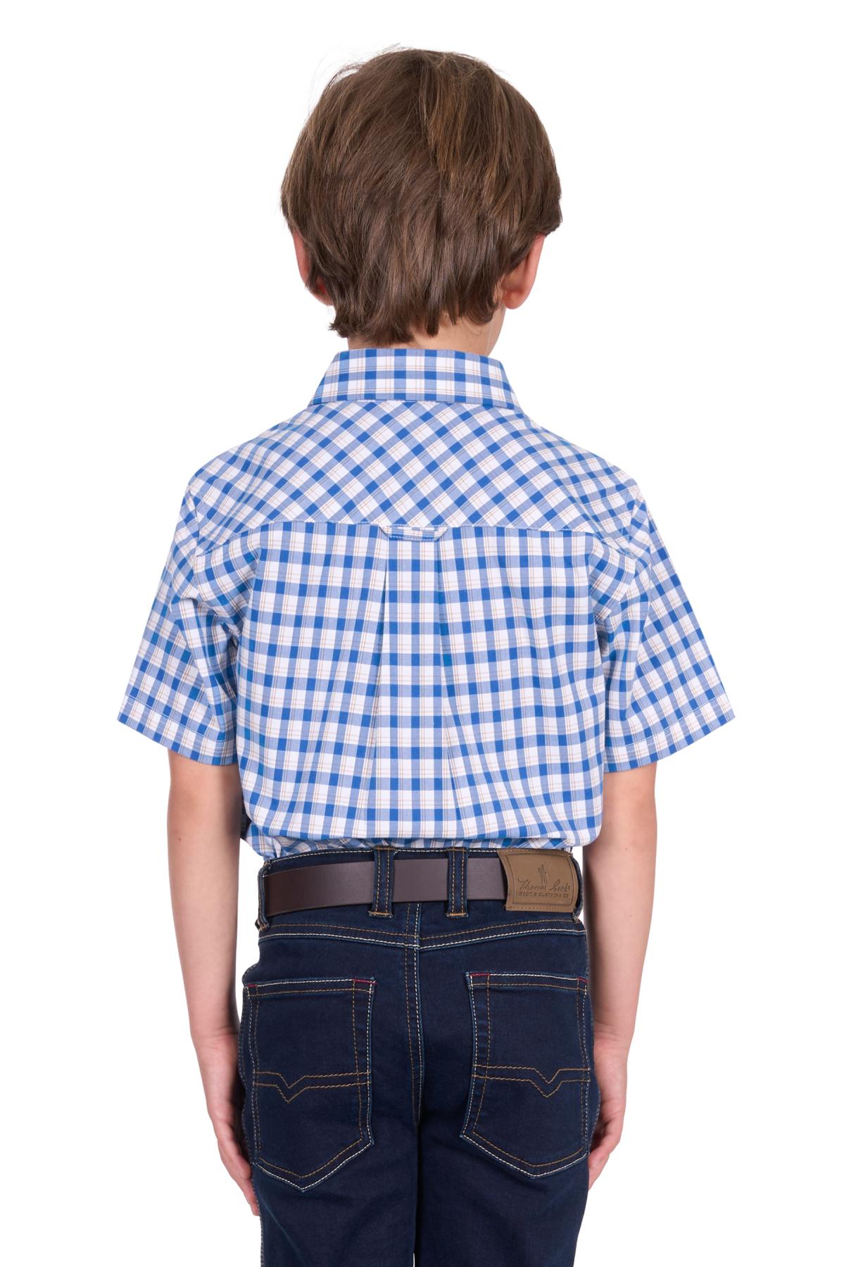 Boy’s Chris Check 2 Pocket Short Sleeve Shirt