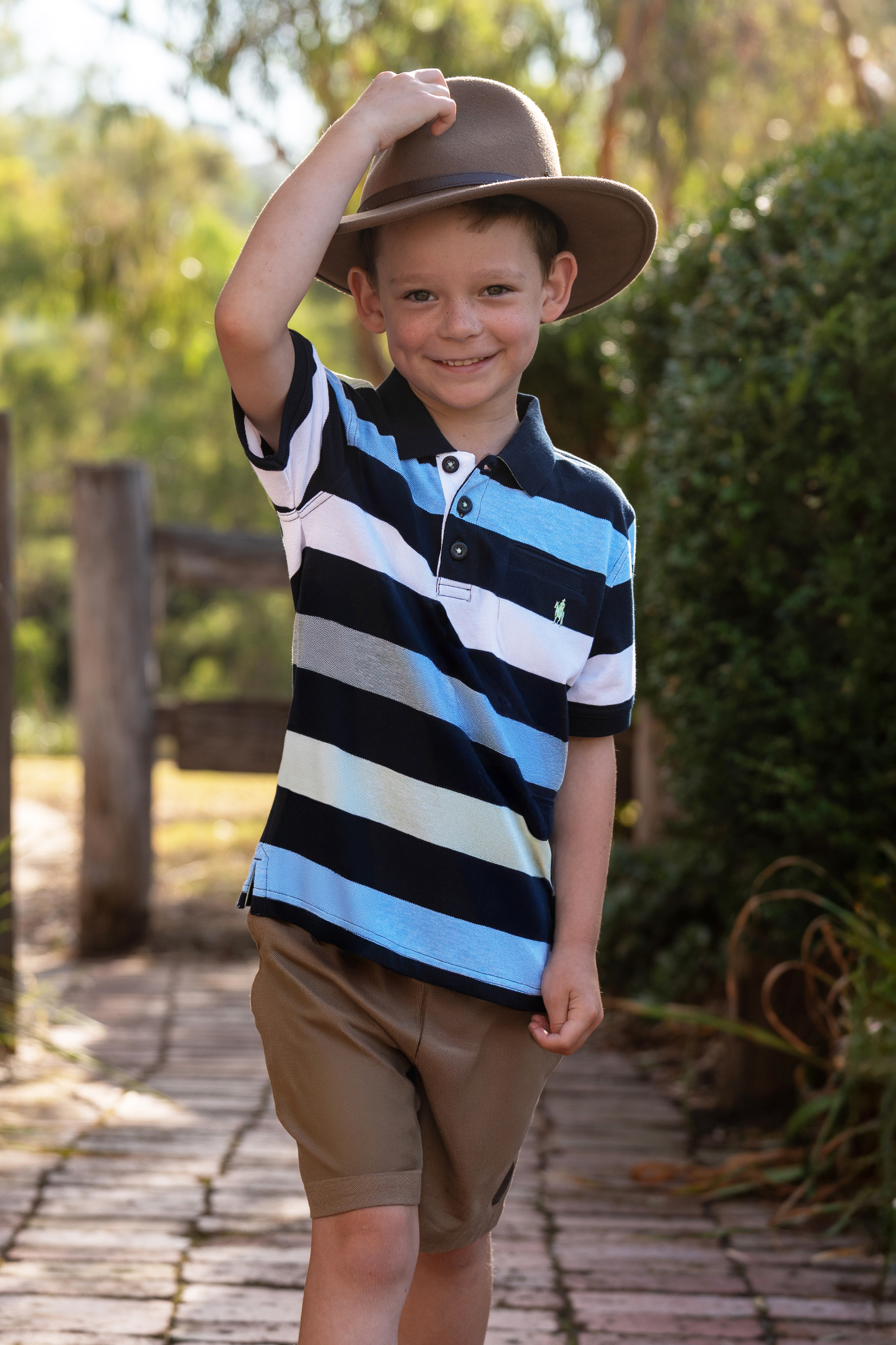 Boy’s Charles 1 Pocket Short Sleeve Polo