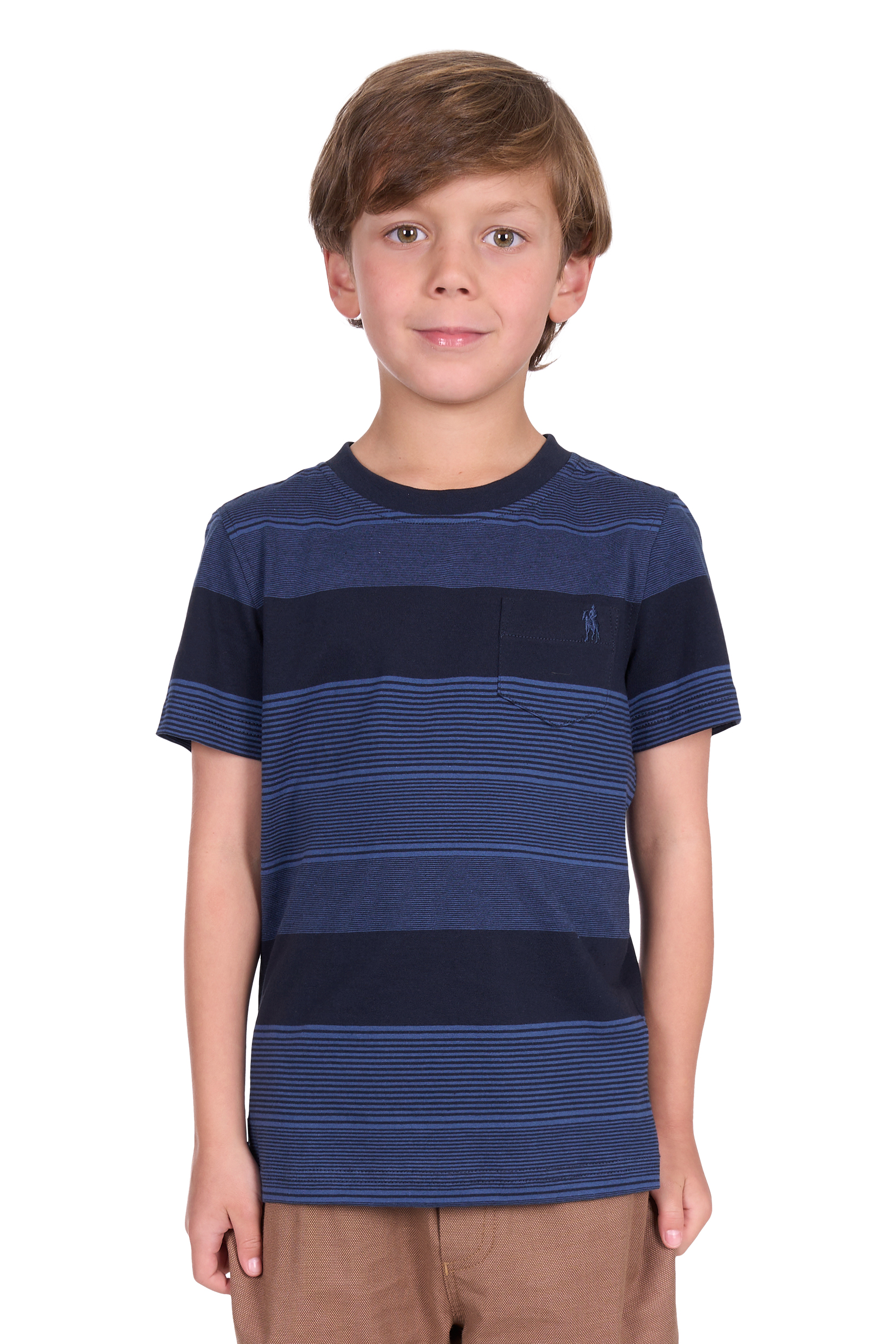 Boy’s Edward Stripe 1 Pocket Short Sleeve Tee