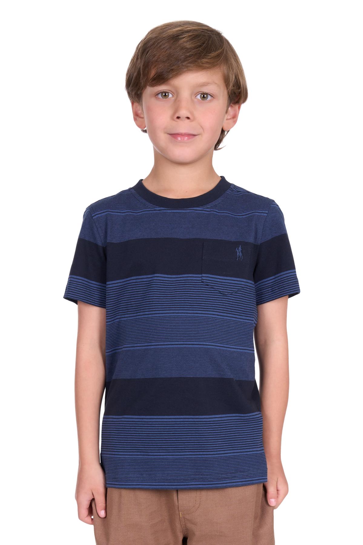 Boy’s Edward Stripe 1 Pocket Short Sleeve Tee