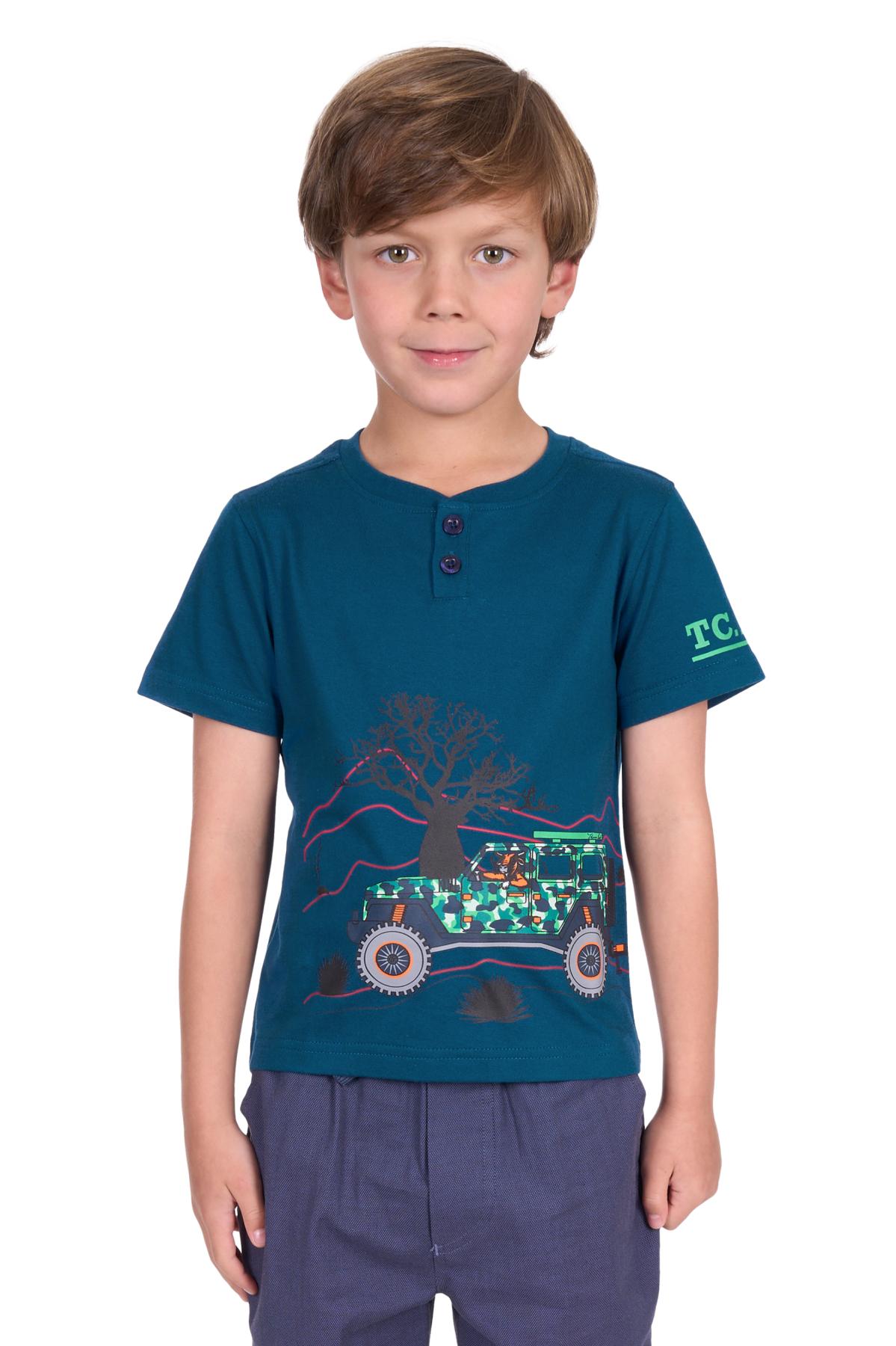 Boy’s Lucas Short Sleeve Henley Tee