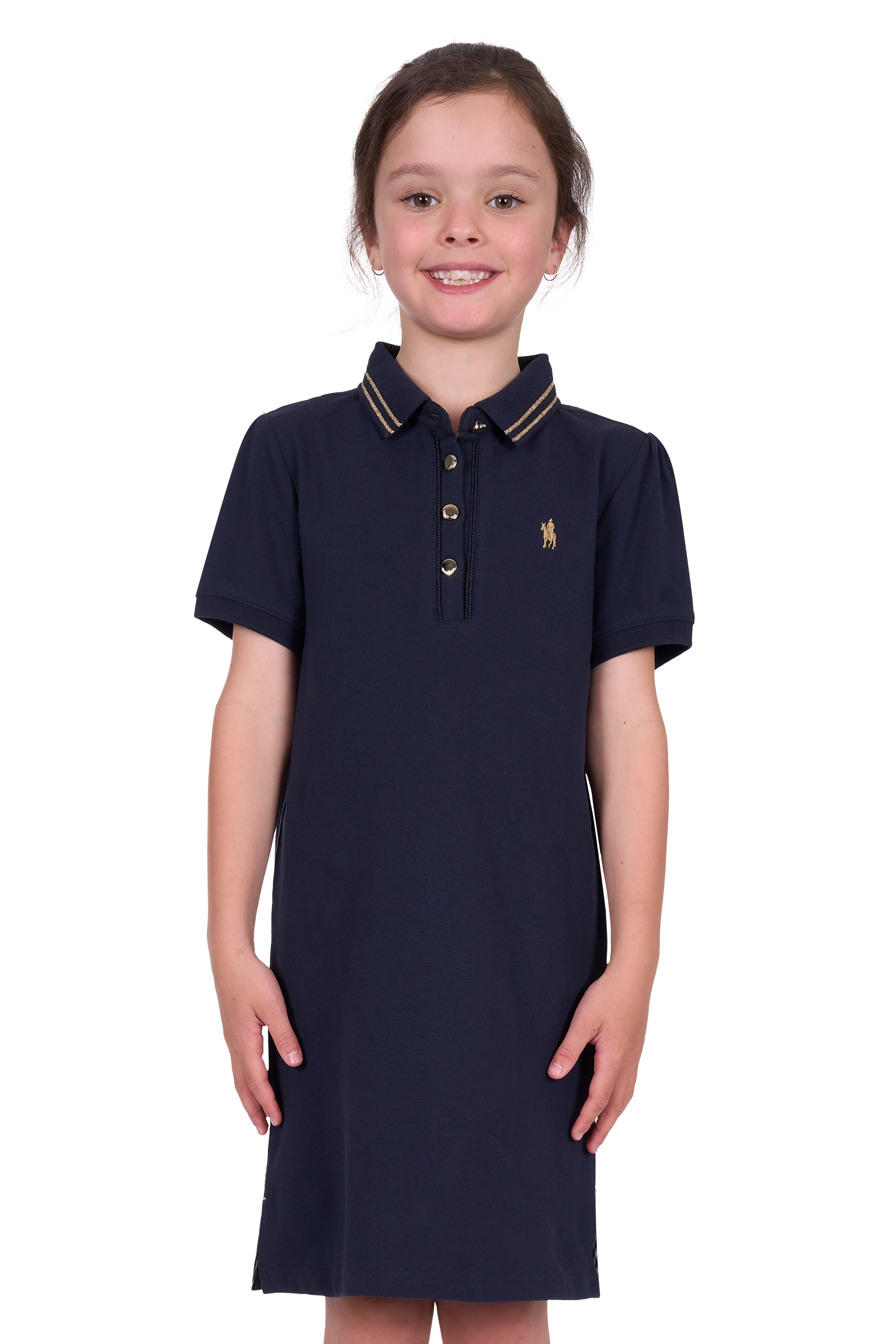 Girl's Traci Short Sleeve Polo Dress