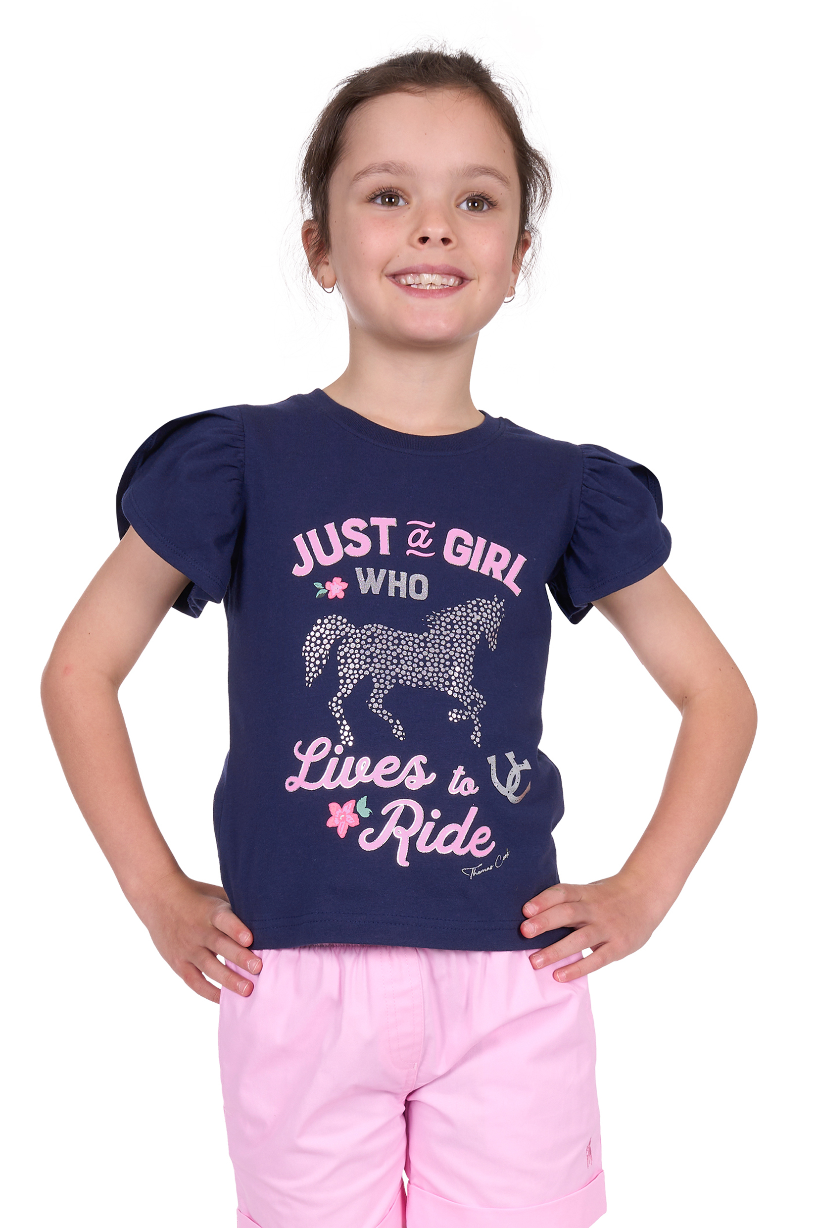 Girl’s Heidi Flutter Sleeve Tee